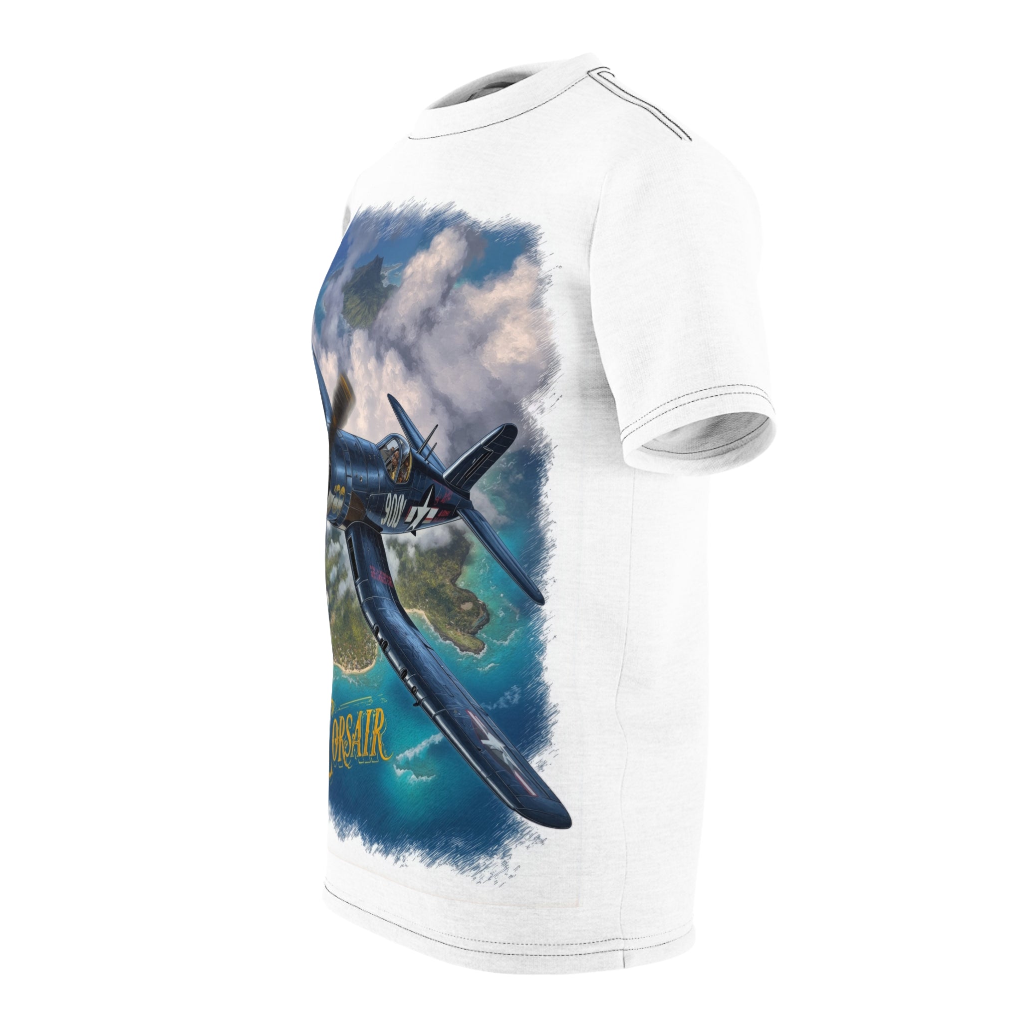 Corsair Over the Pacific - Aviation - Mens Tee Shirt - DC0294