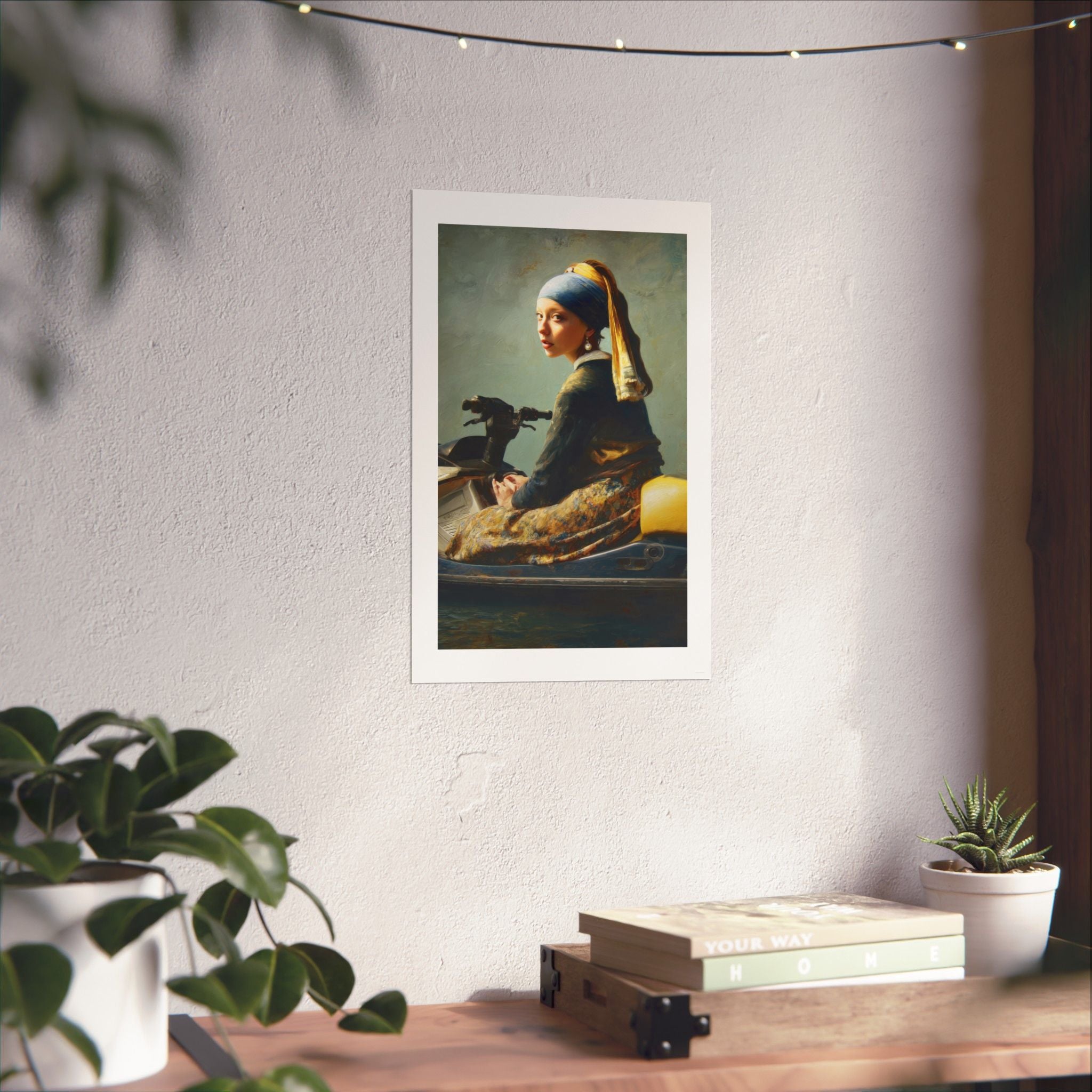 Girl With a Pearl Earring - Johanne Vemeer - Watersports - Gallery Print Poster - DC0260