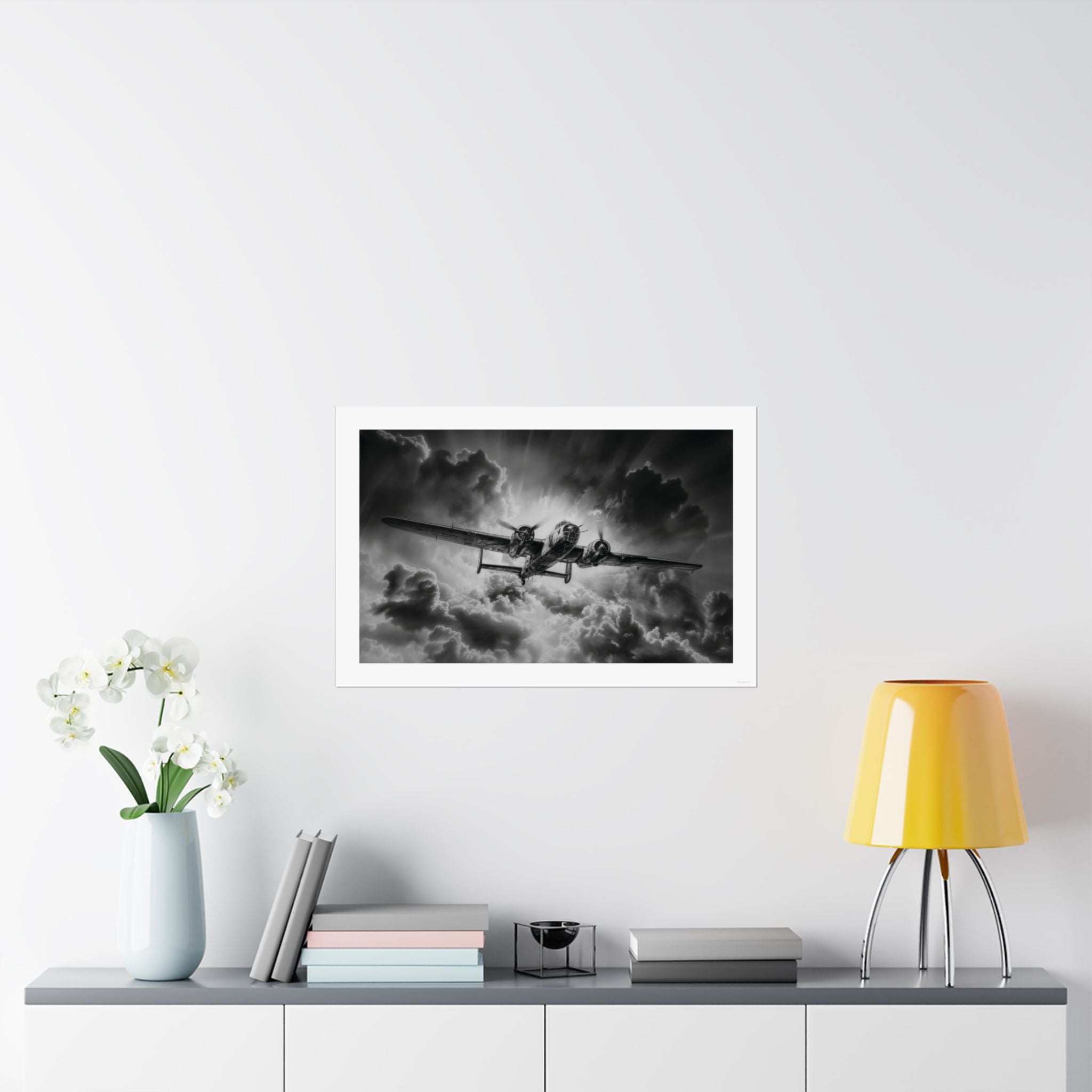 High in the Clouds - Aviation - Gallery Print Poster - DC0154