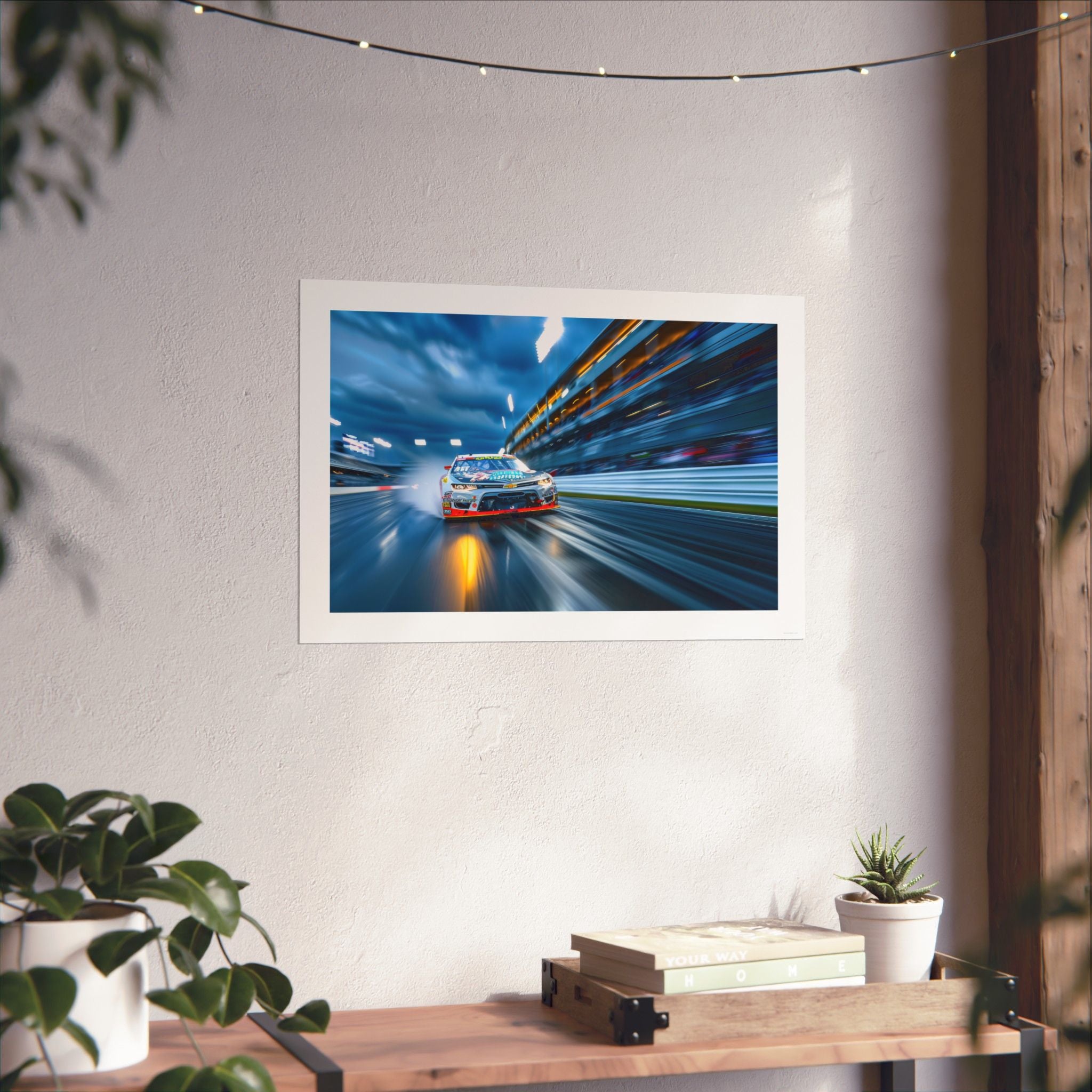 Daytona 500 at Dusk - Auto - Gallery Print Poster - DC0131