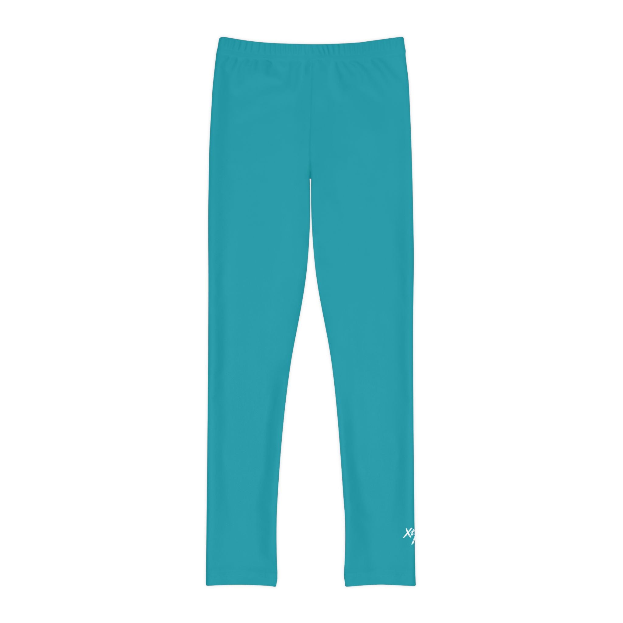 Teal Youth Full-Length Leggings- Xtreme Kidz