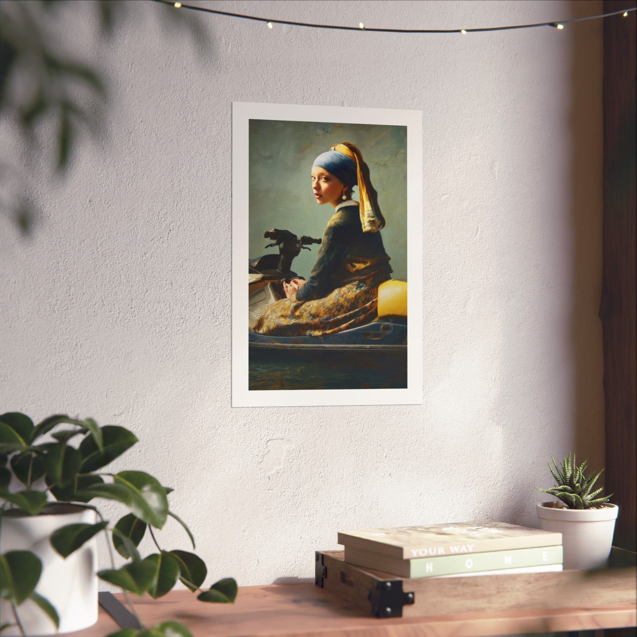Girl With a Pearl Earring - Johanne Vemeer - Watersports - Gallery Print Poster - DC0260