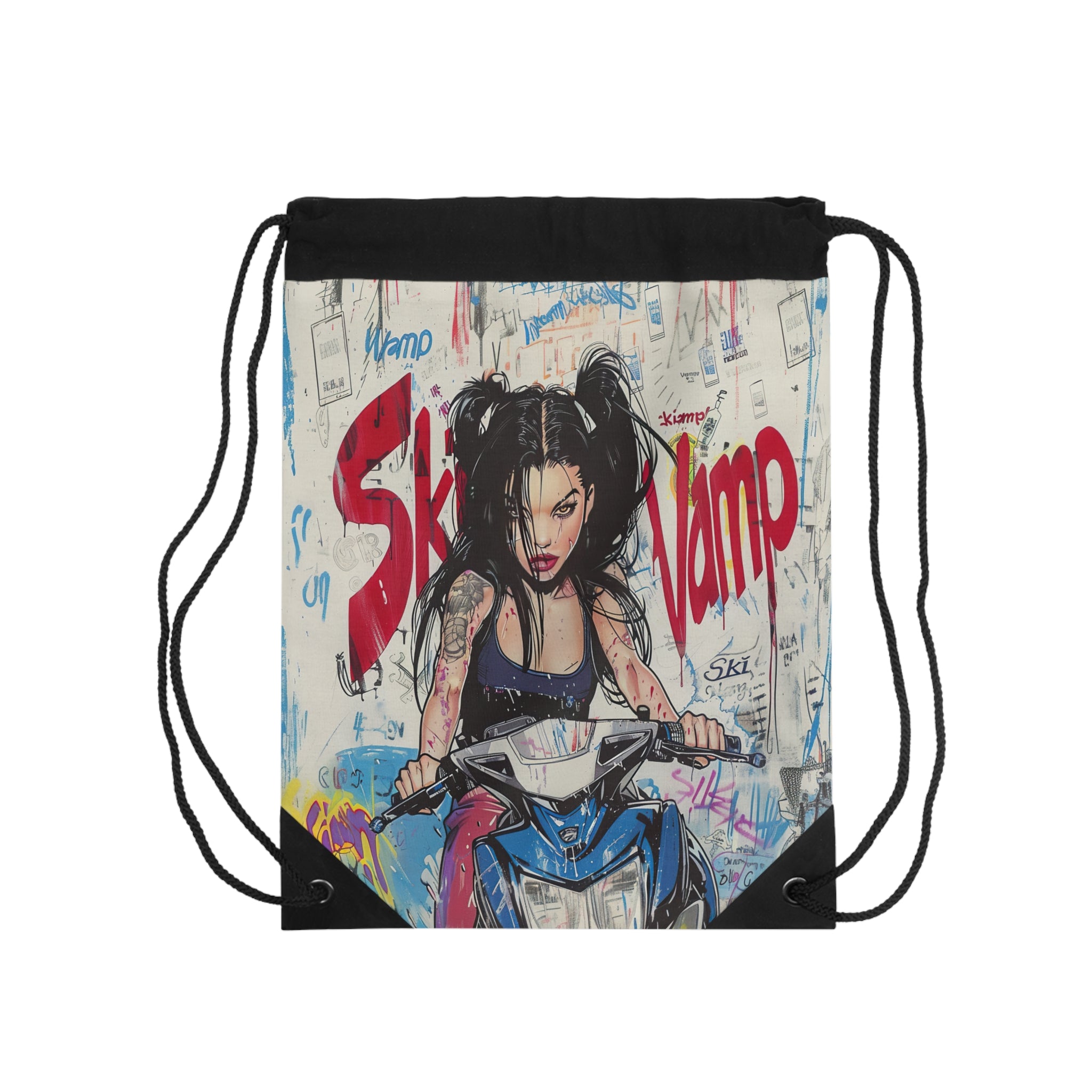 Ski Vamp Drawstring Bag