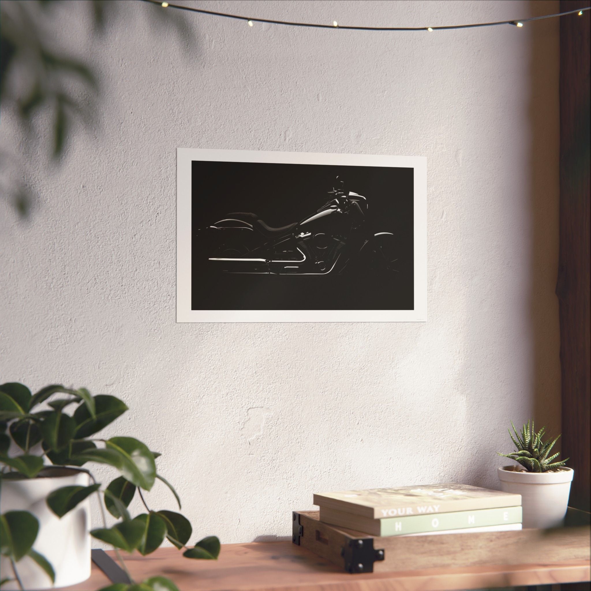 Black Elegance - Motorcycle - Gallery Print Poster - DC0122