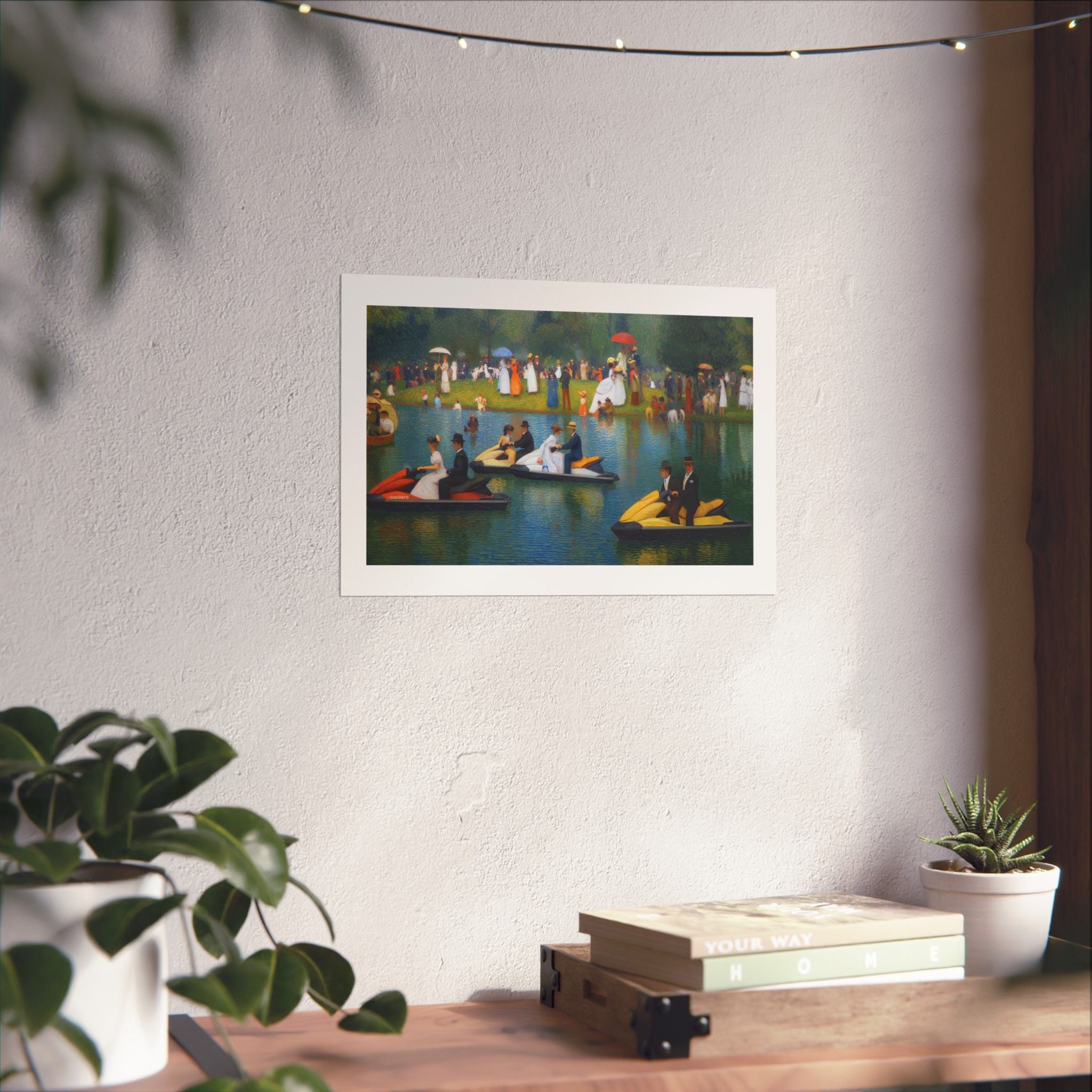 A Sunday Afternoon on the Island of La Grand - Seurat - Watersports - Gallery Print Poster - DC0258