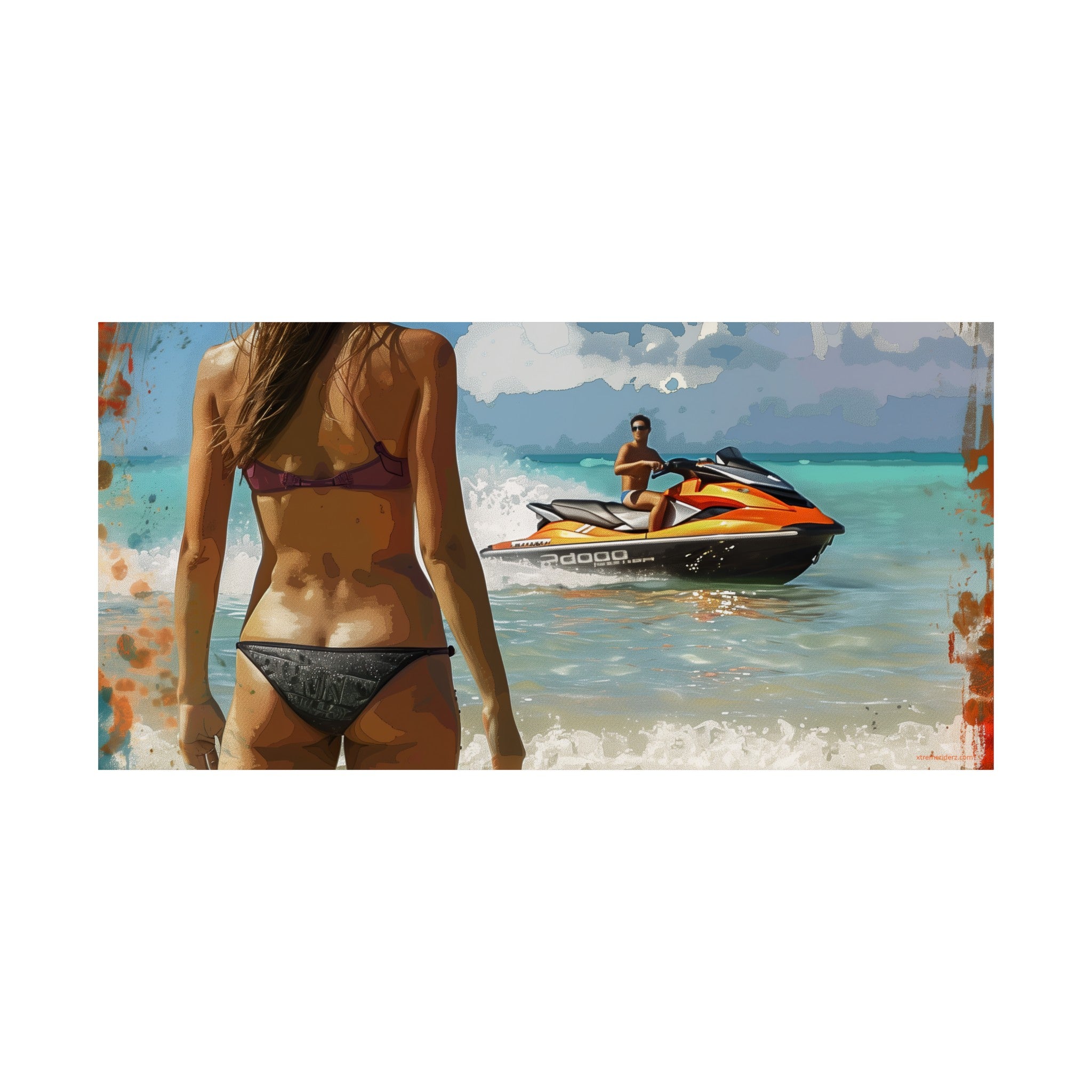 Showing Off~Xtreme Riderz Jet Ski Poster