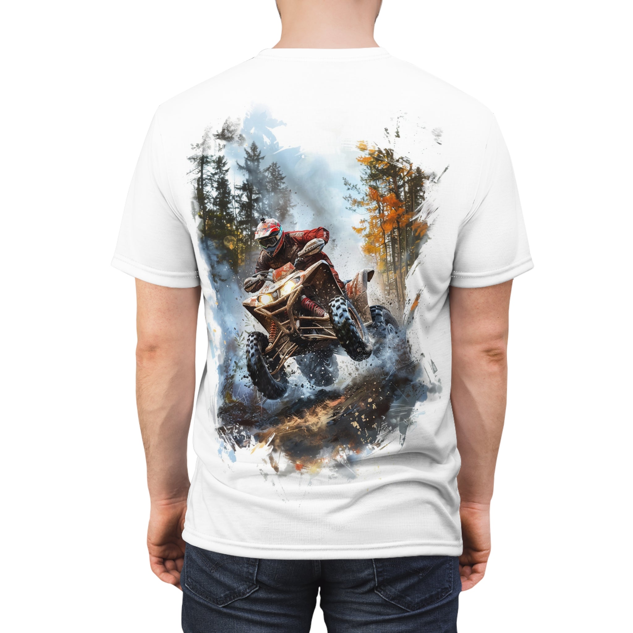 Foggy Morning Ride - ATV/UTV - Men's Tee Shirt - DC-0196