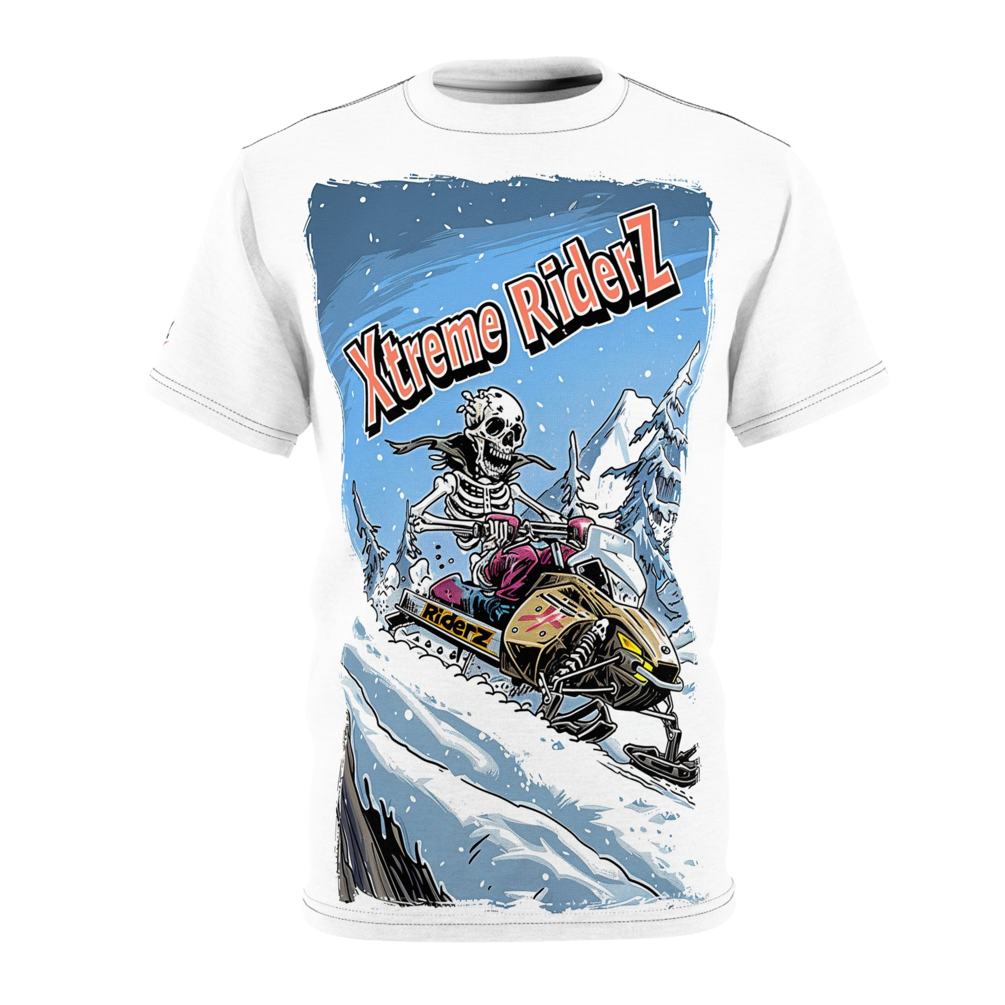 Skeleton Riderz - Snowmobile - Unisex Tee Shirt - TG0107
