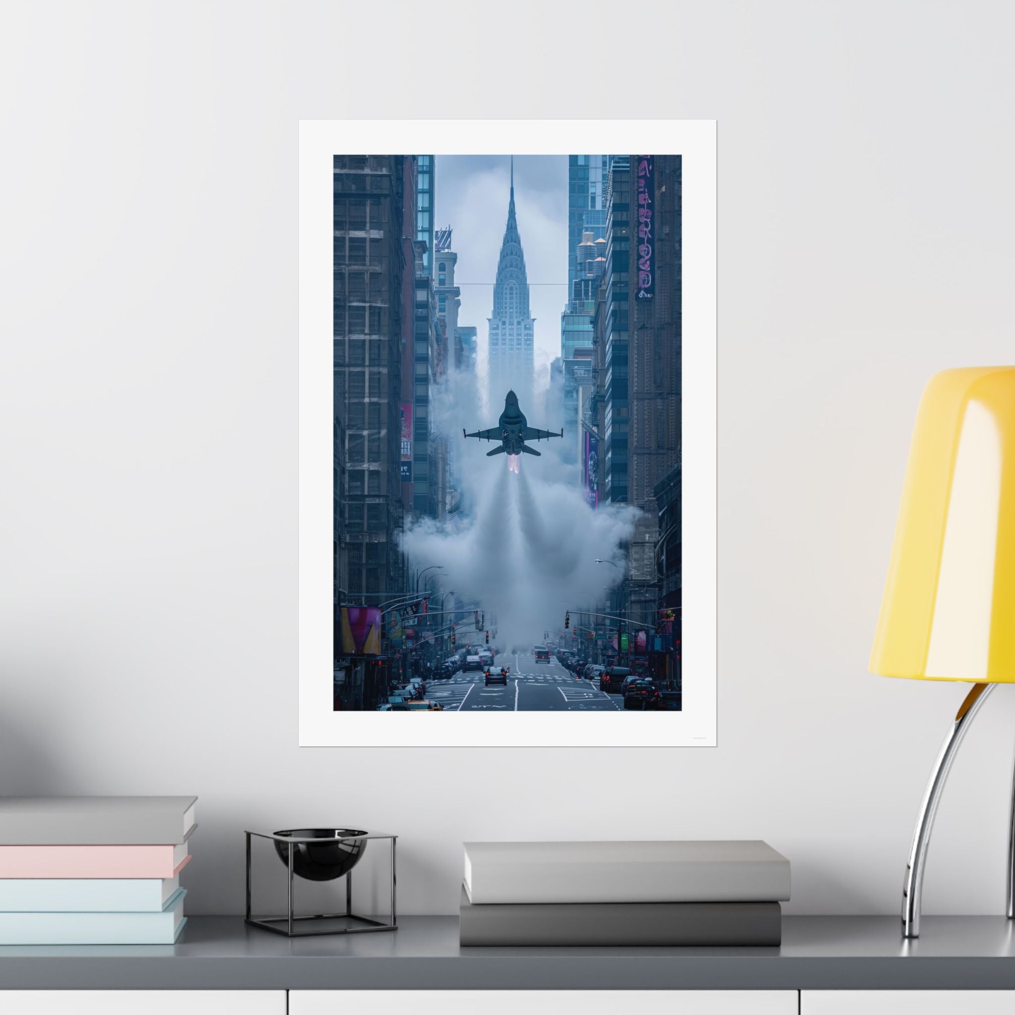 Flying New York Style - Aviation - Gallery Print Poster - DC0150