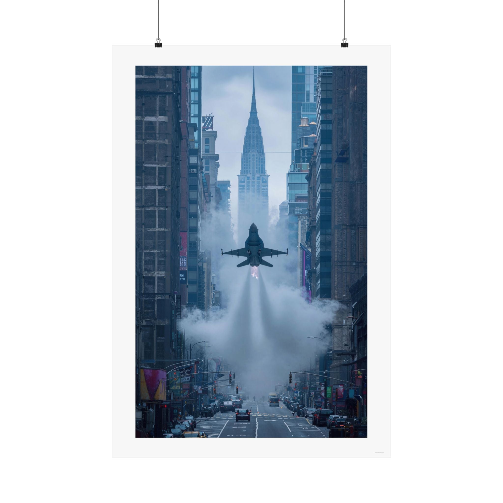 Flying New York Style - Aviation - Gallery Print Poster - DC0150