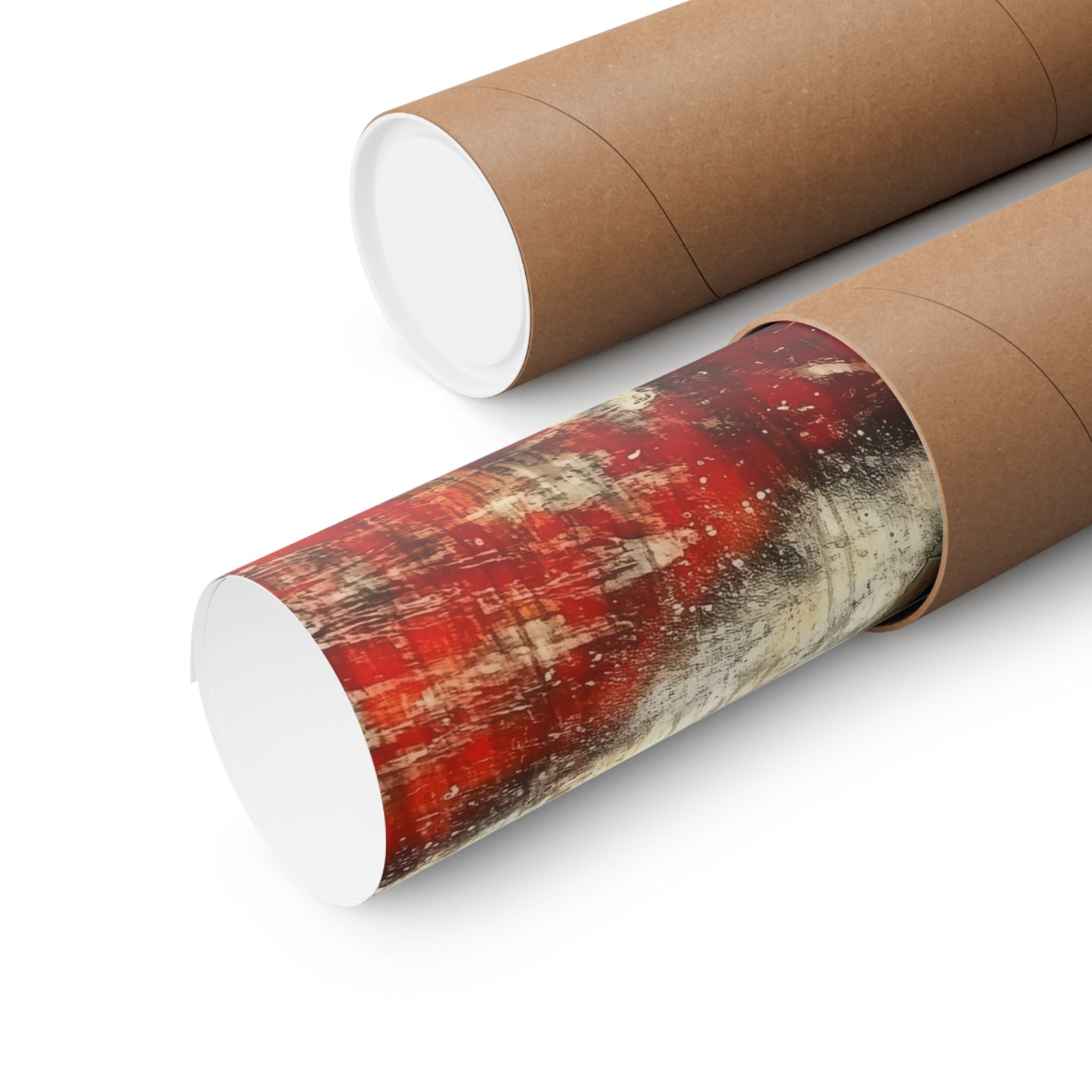 Skier in Red - Watersports - Poster