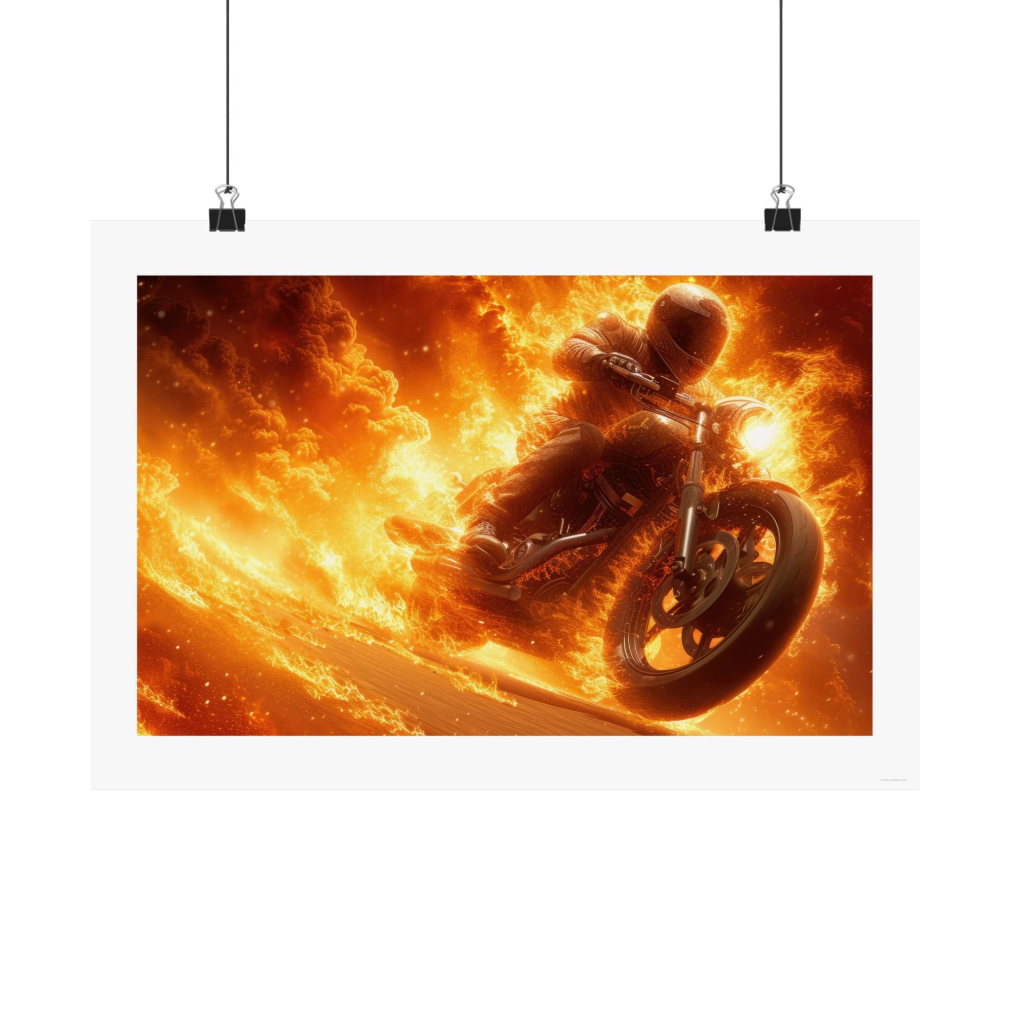 The Blessed Hell Ride - Motorcycle - Gallery Print Poster - DC0126