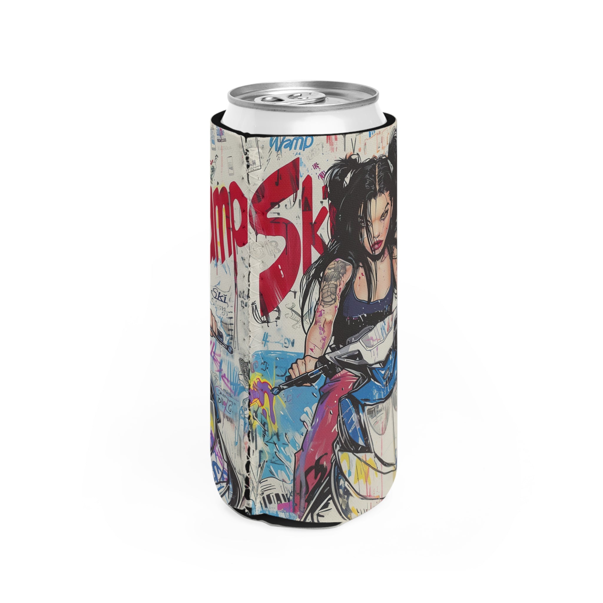 Ski Vamp Slim Can Cooler