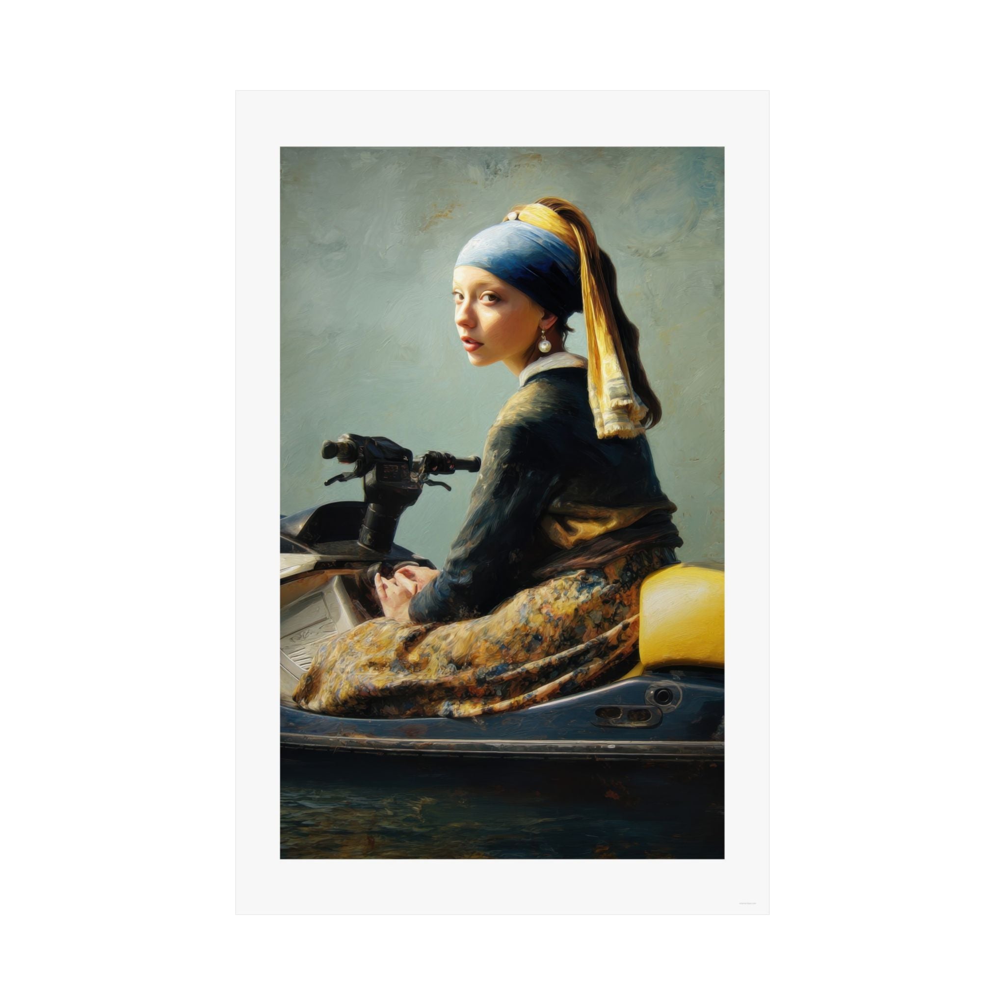 Girl With a Pearl Earring - Johanne Vemeer - Watersports - Gallery Print Poster - DC0260