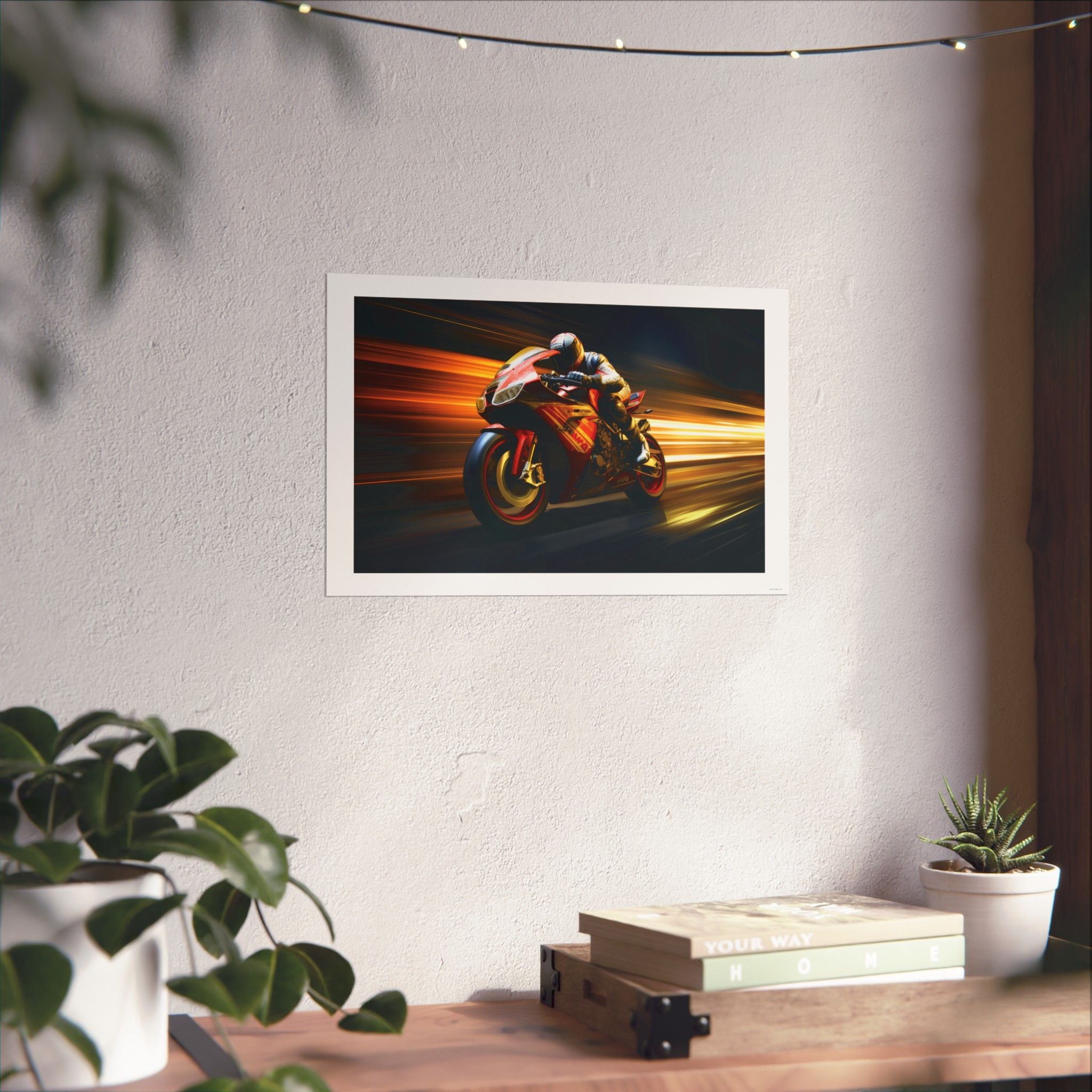 Accelerate - Motorcycle - Gallery Print Poster - DC0123