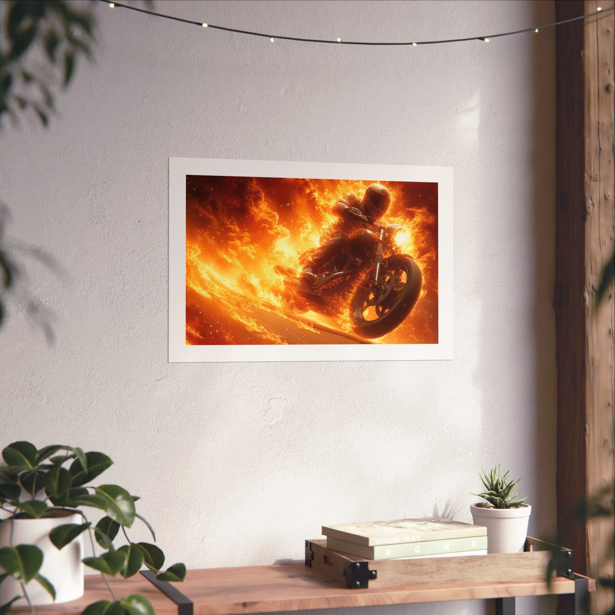 The Blessed Hell Ride - Motorcycle - Gallery Print Poster - DC0126