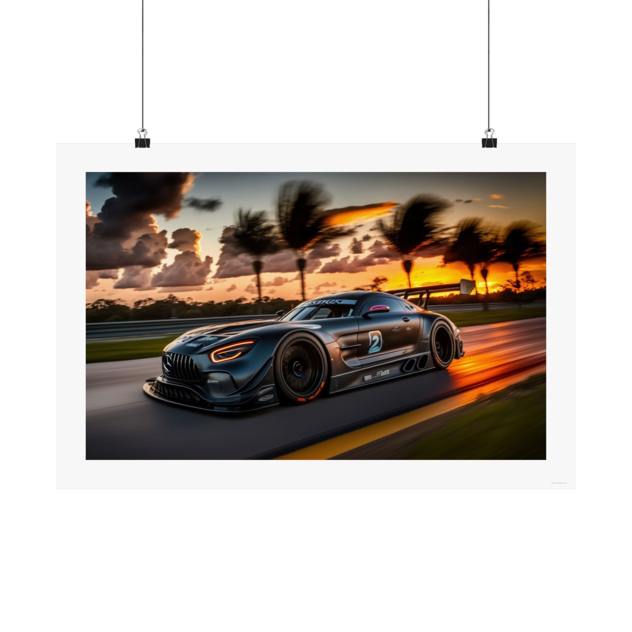 Mercedes AMT GT3 - Auto - Gallery Print Poster - DC0133