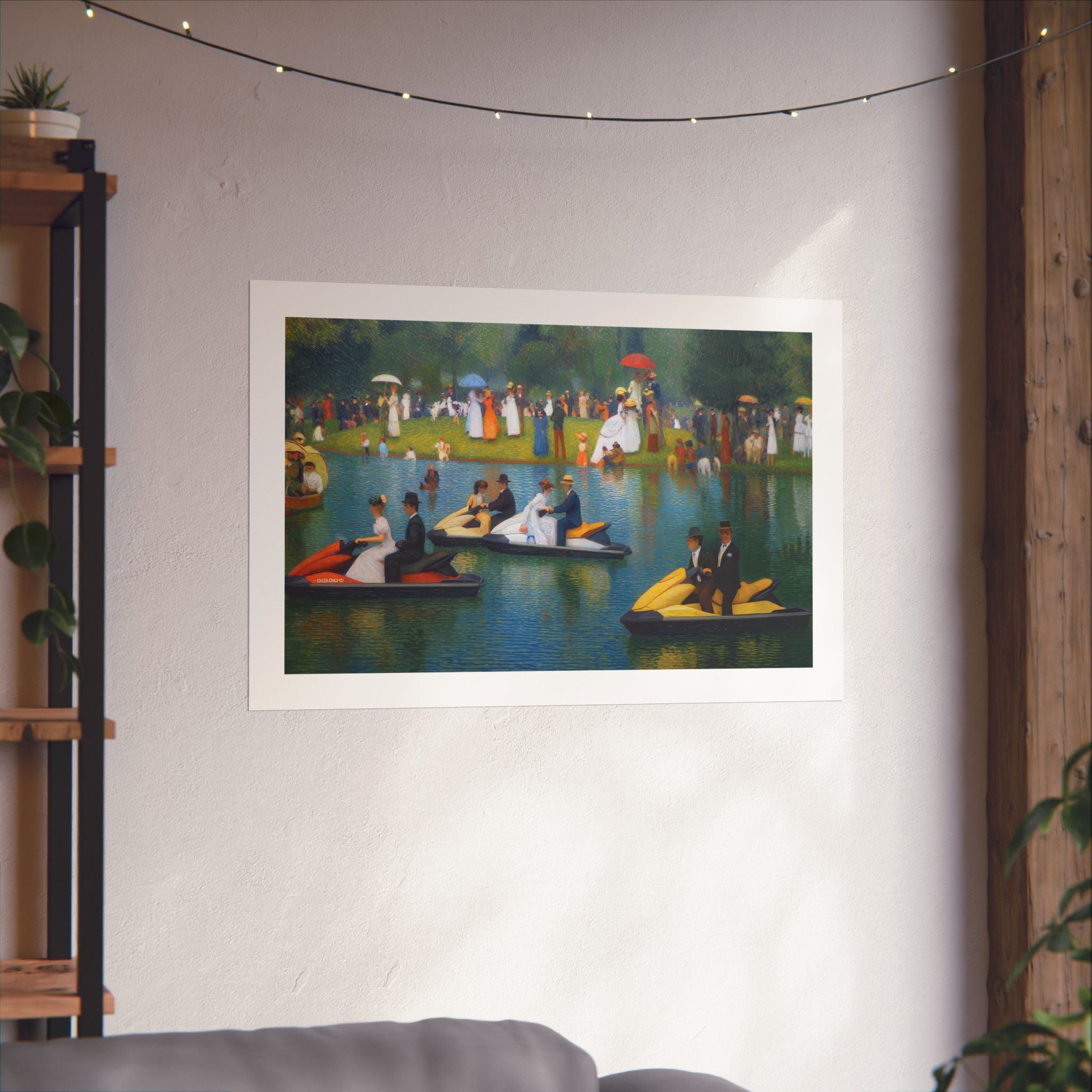 A Sunday Afternoon on the Island of La Grand - Seurat - Watersports - Gallery Print Poster - DC0258