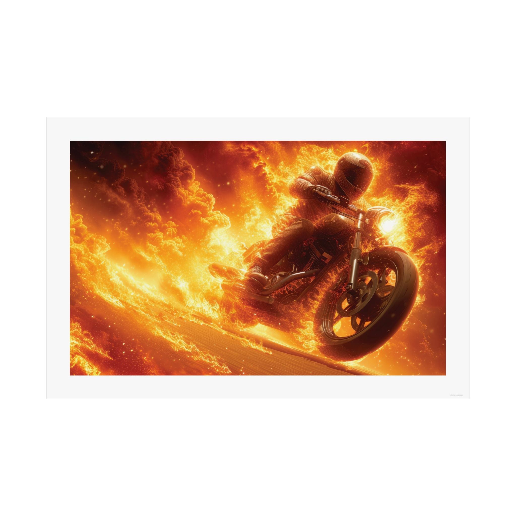 The Blessed Hell Ride - Motorcycle - Gallery Print Poster - DC0126