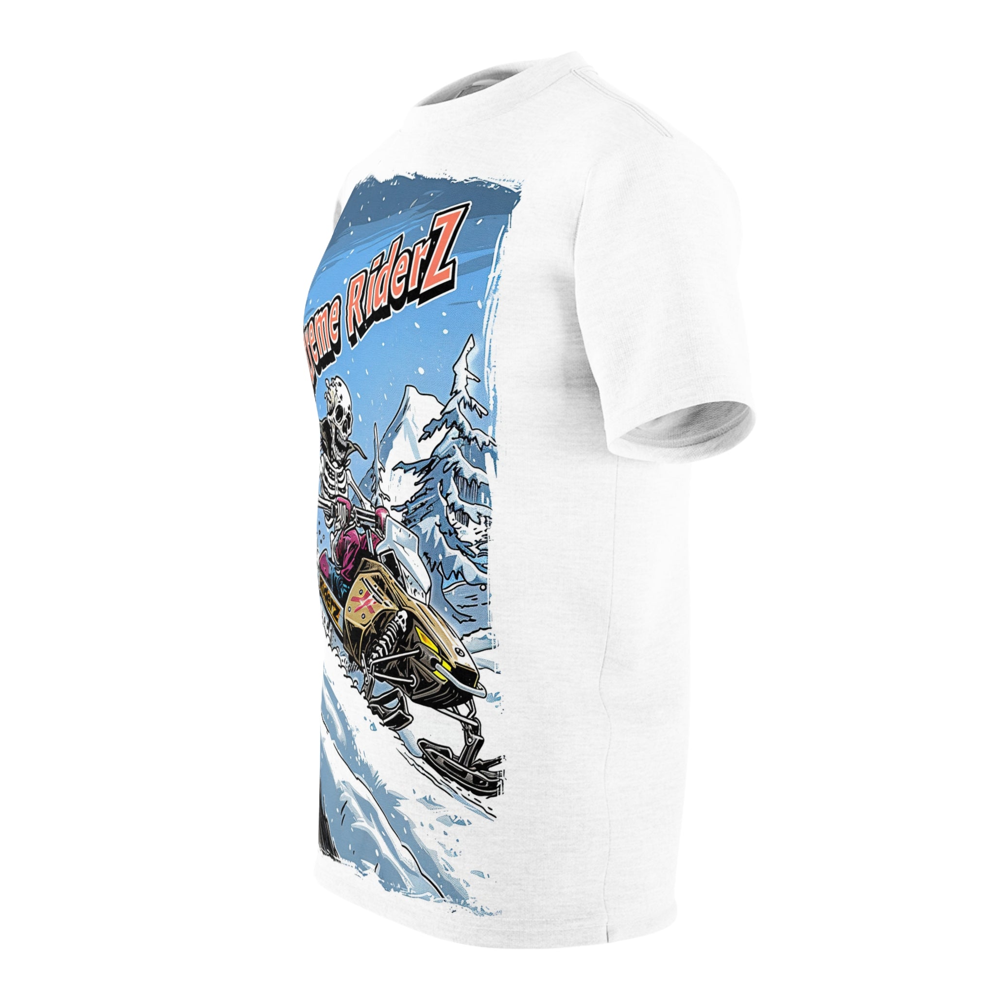 Skeleton Riderz - Snowmobile - Unisex Tee Shirt - TG0107