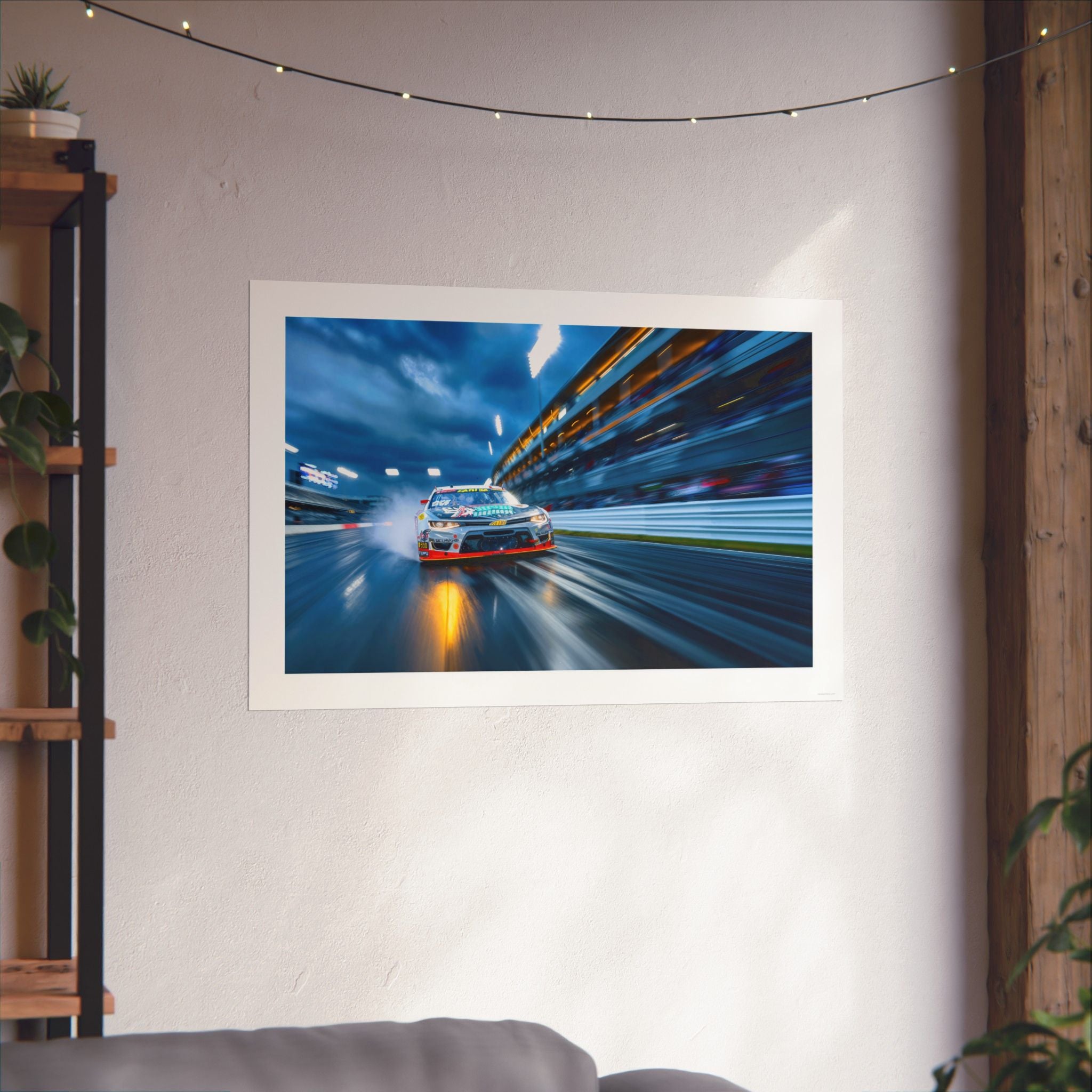 Daytona 500 at Dusk - Auto - Gallery Print Poster - DC0131