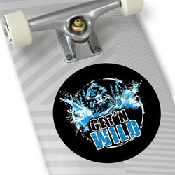 Get'n Wild- Xtreme Riderz-  Round Vinyl Stickers