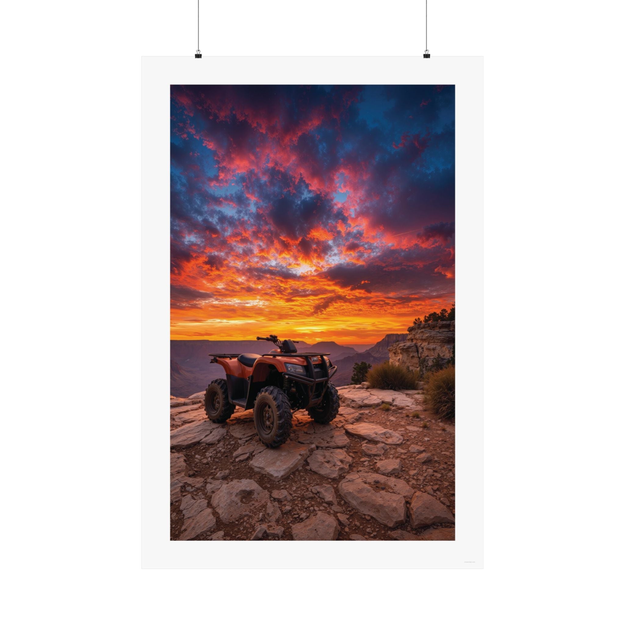 Living on the Edge - ATV/UTV - Gallery Print Poster - DC0279