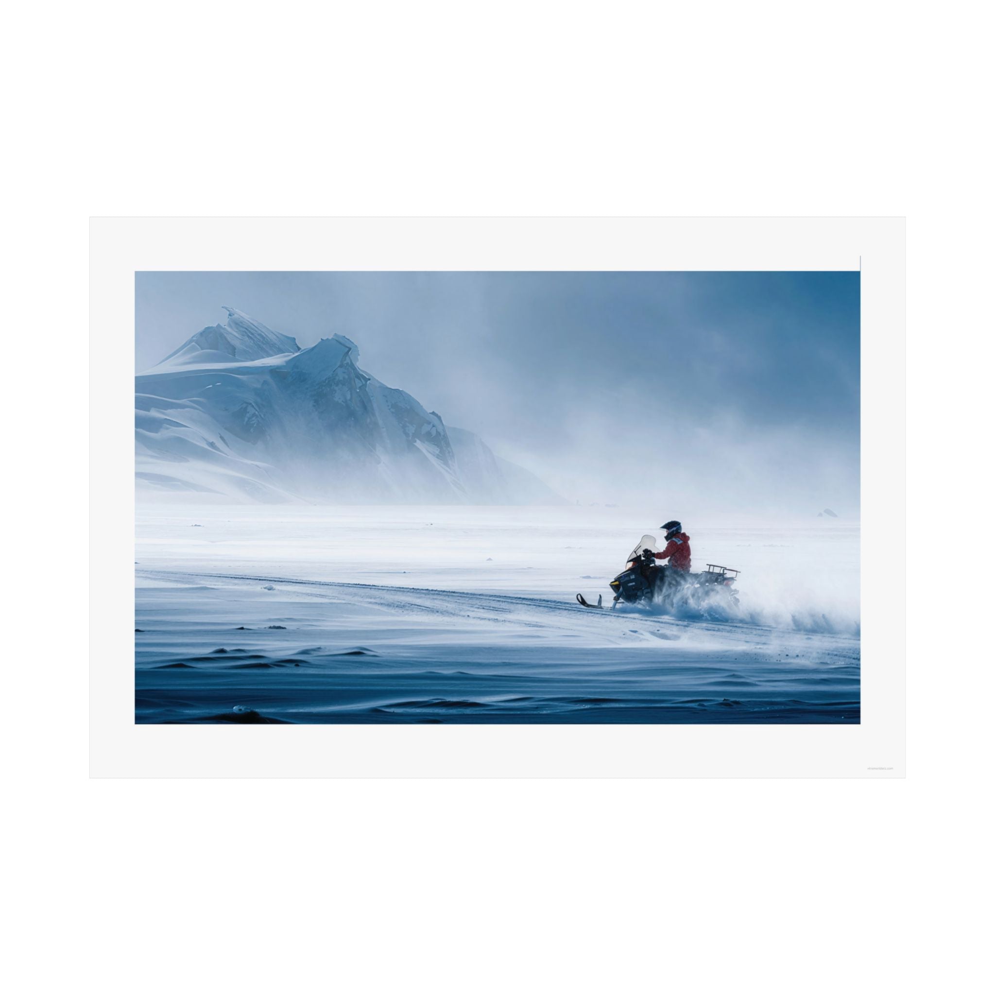 Arctic Drive - Snowmobile - Gallery Print Poster - DC0167