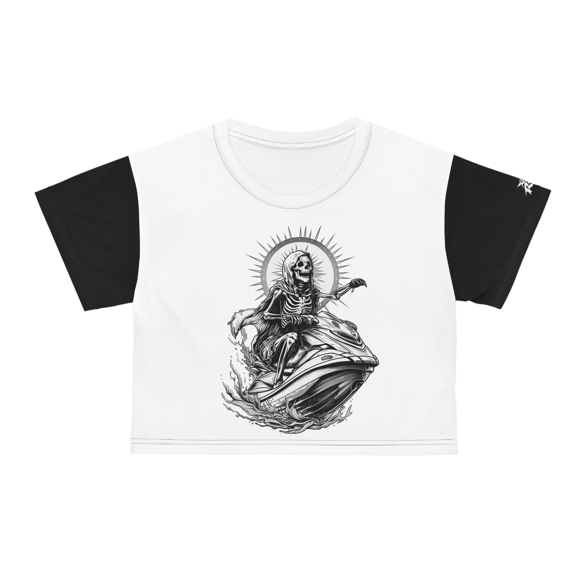 Skeleton Riderz -  Watersports - Women's Crop Tee - TG0135
