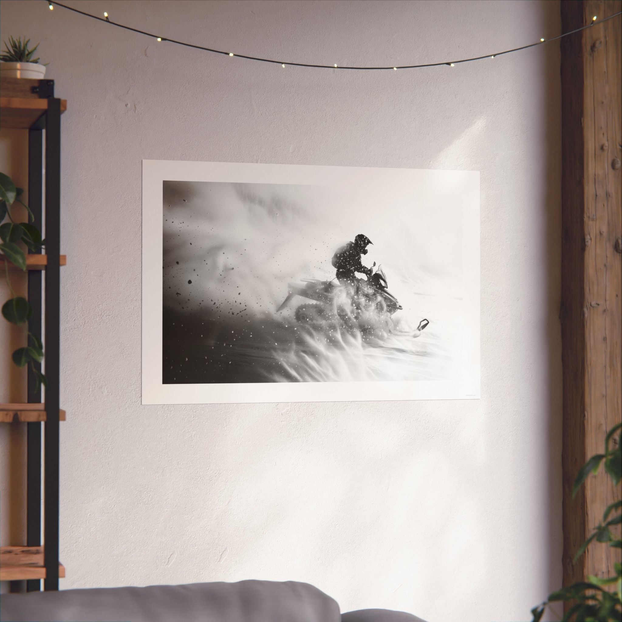 Wind Chill - Snowmobile - Gallery Print Poster - DC0165