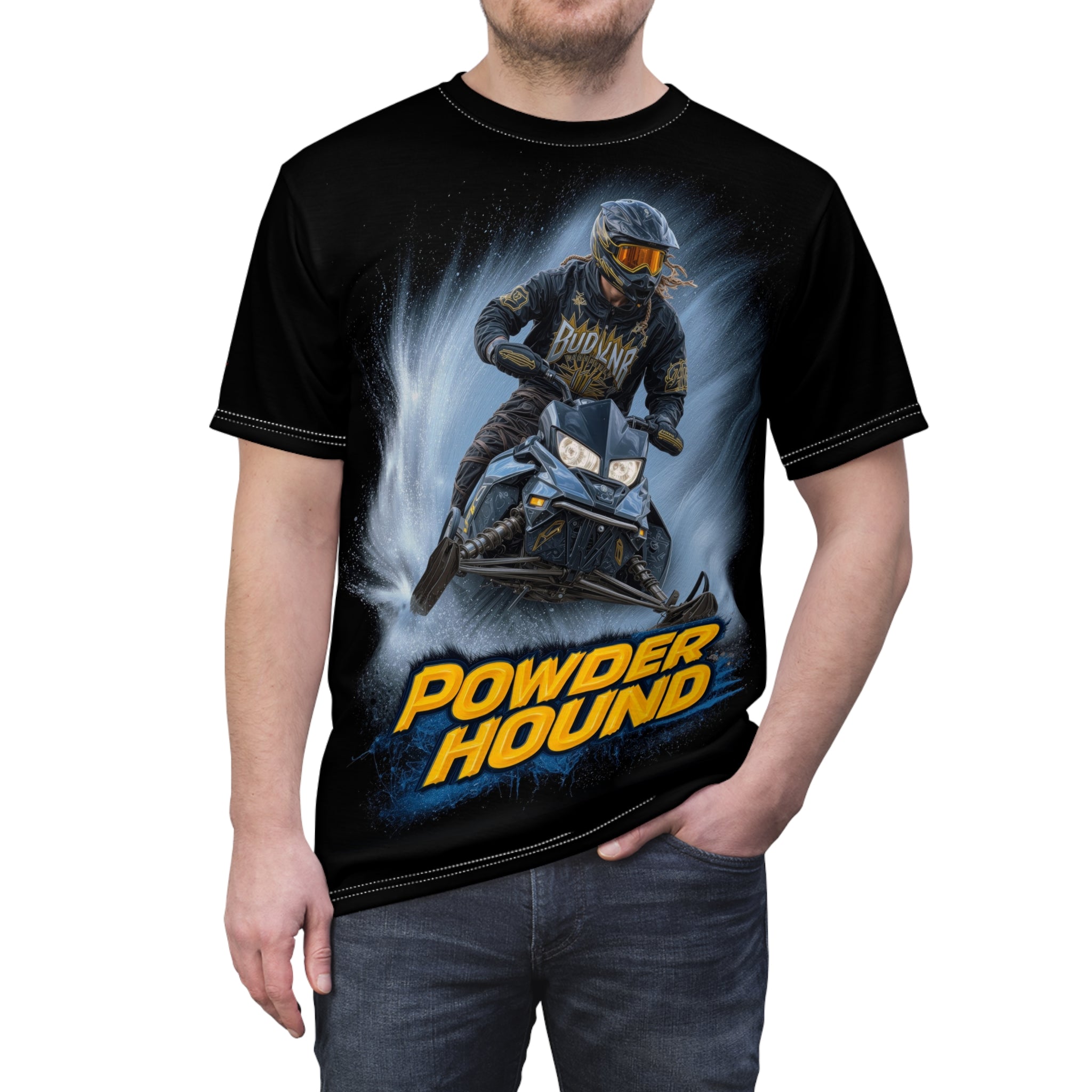 Powder Hound - Snowmobile - Men's Tee Shirt - DC0276