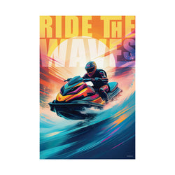 Ride The Waves - Xtreme Kidz- Matte Vertical Poster