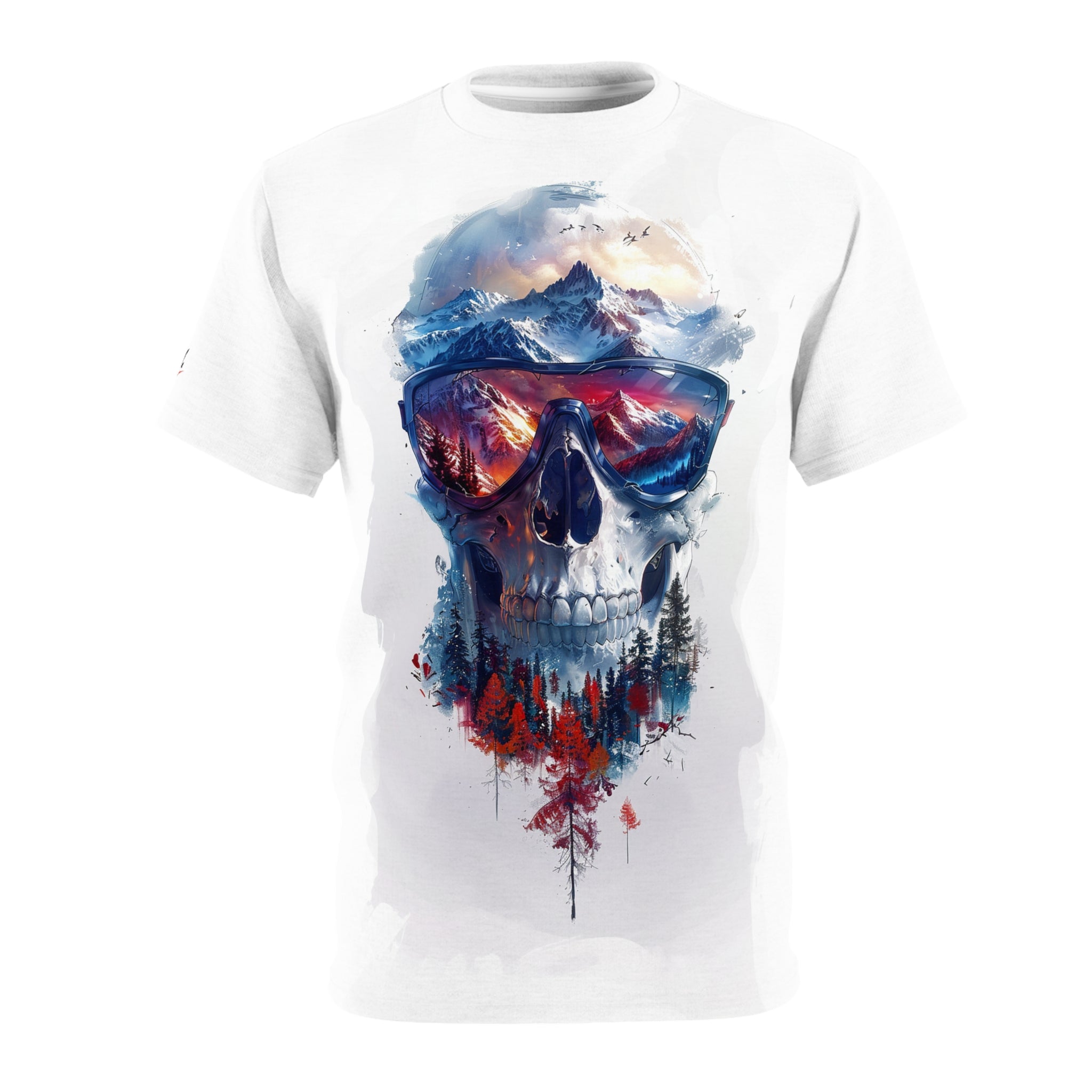 Skeleton Riderz - Snowmobile - Unisex Tee Shirt - TG0106