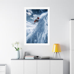 Free Fall -  Snowmobile - Gallery Print Poster - DC0192