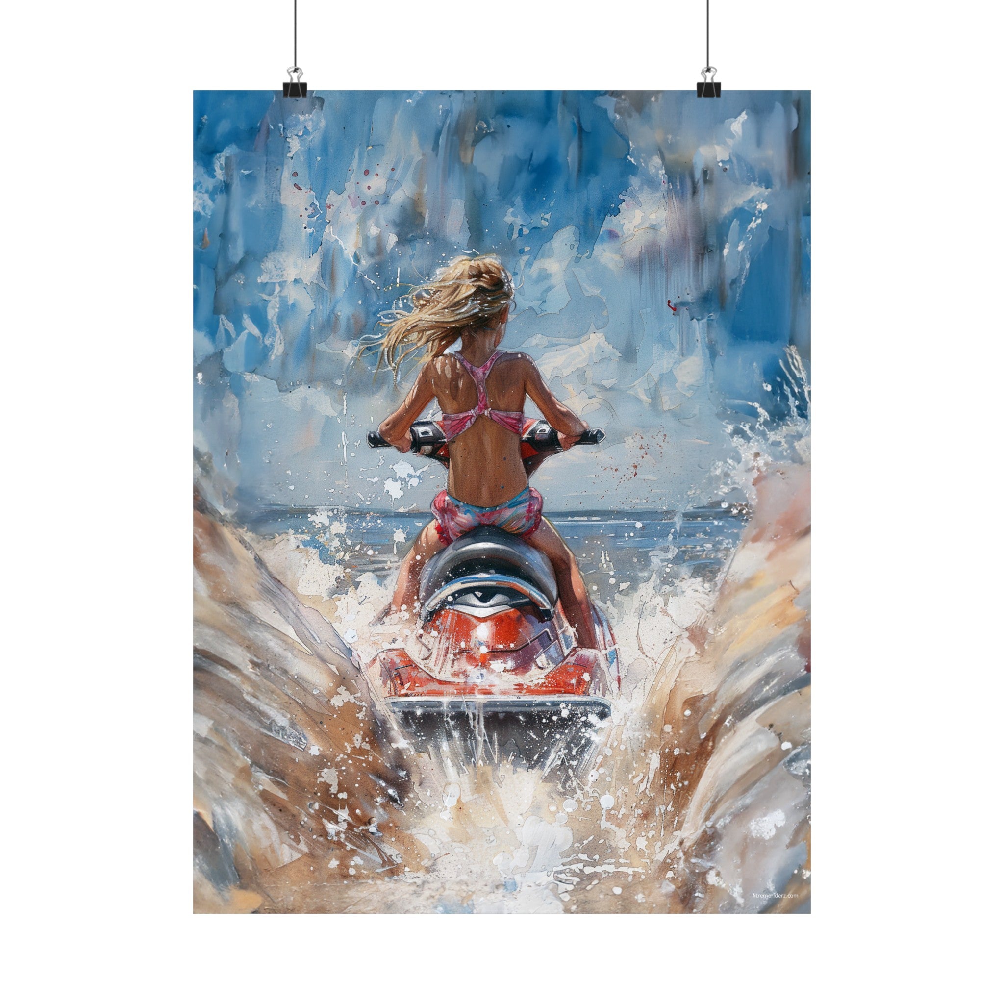 Jet Ski- Xtreme Kidz- Matte Vertical Posters