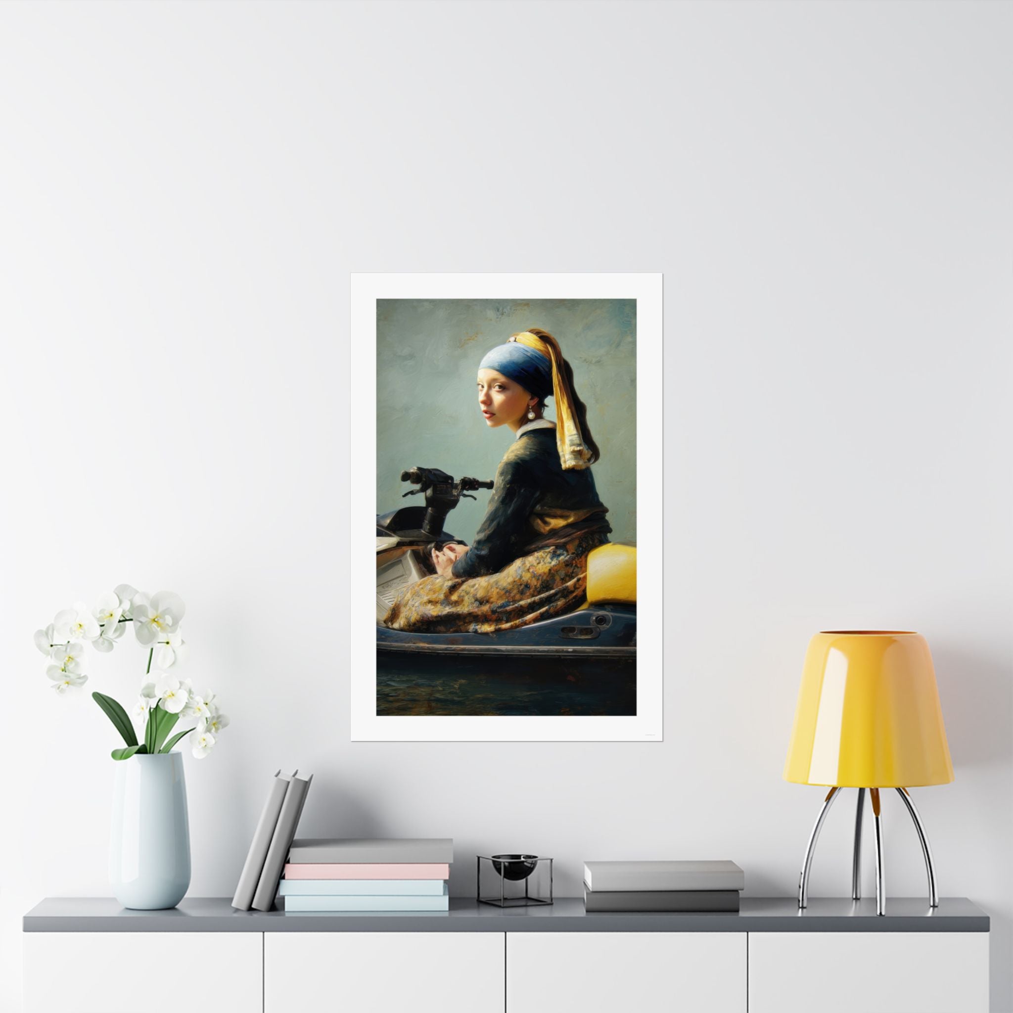 Girl With a Pearl Earring - Johanne Vemeer - Watersports - Gallery Print Poster - DC0260