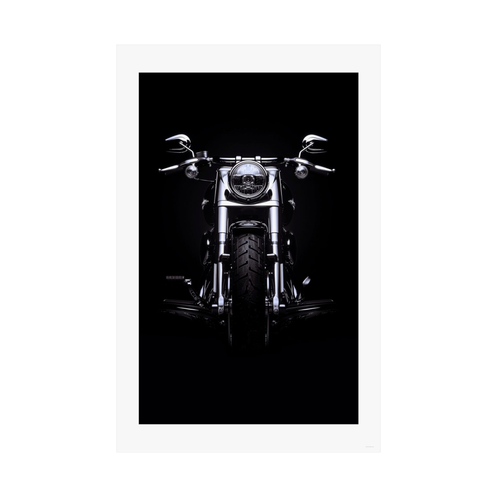 Dreaming in Chrome - Motorcycle - Gallery Print Poster - DC0121