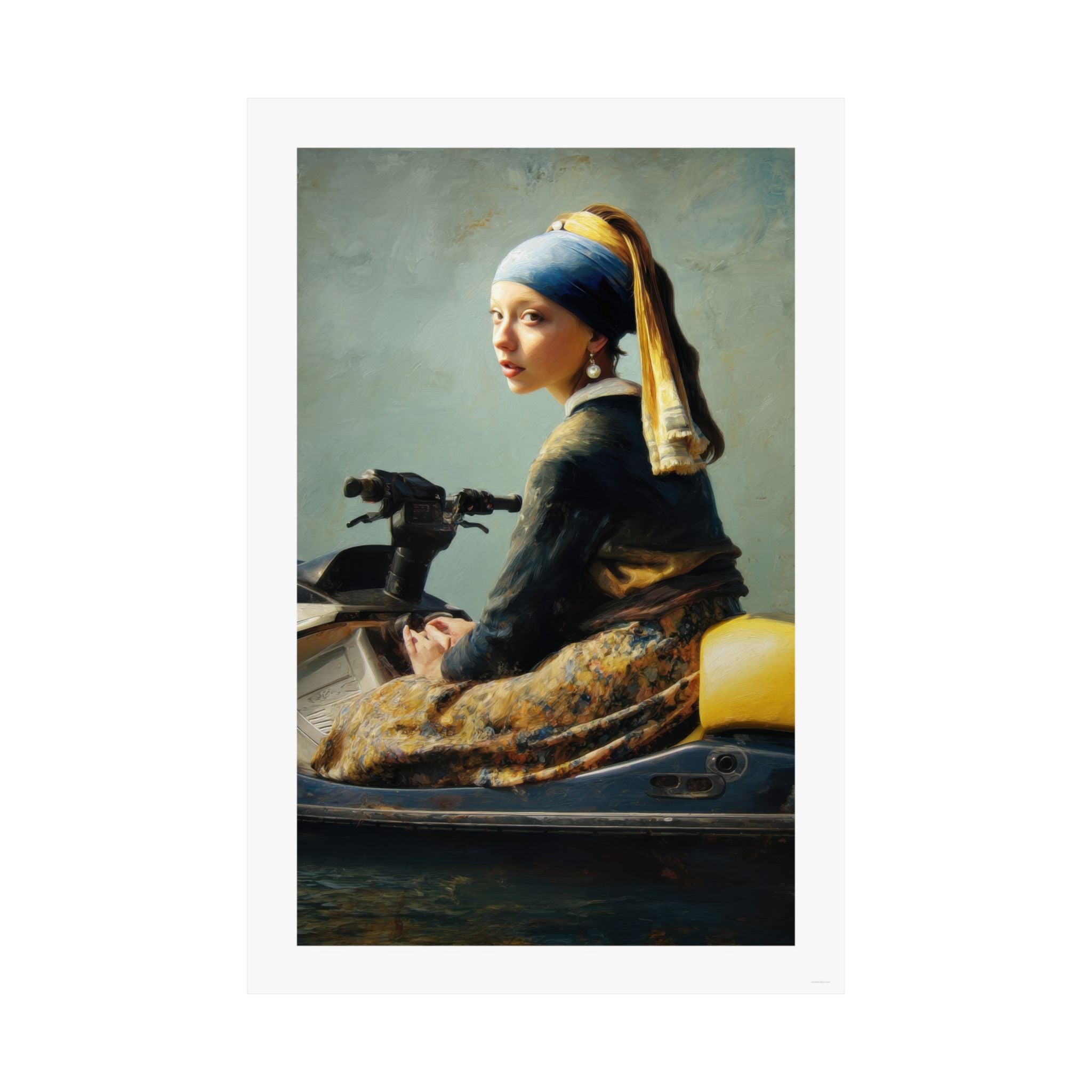 Girl With a Pearl Earring - Johanne Vemeer - Watersports - Gallery Print Poster - DC0260