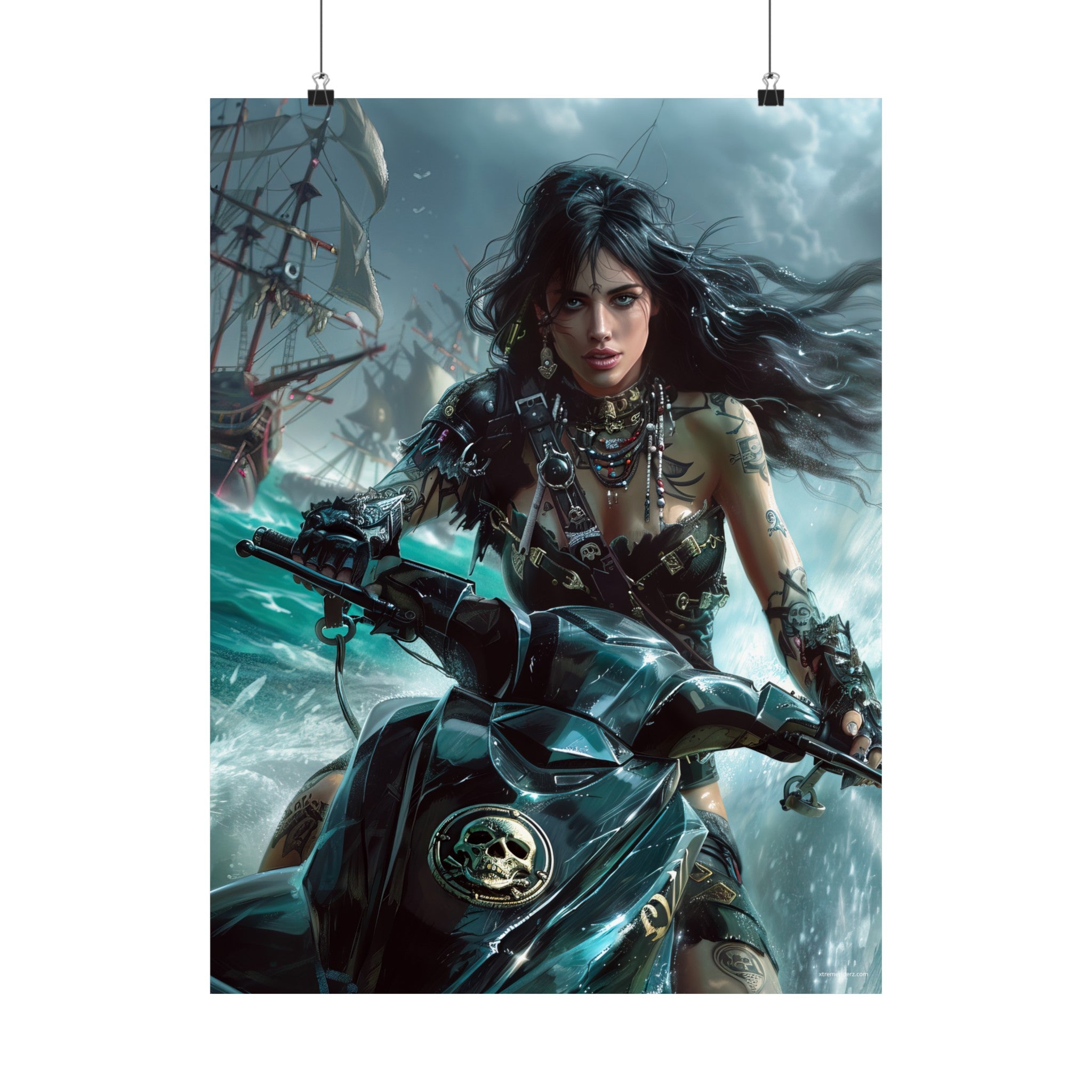 Pirate Riderz Matte Vertical Posters