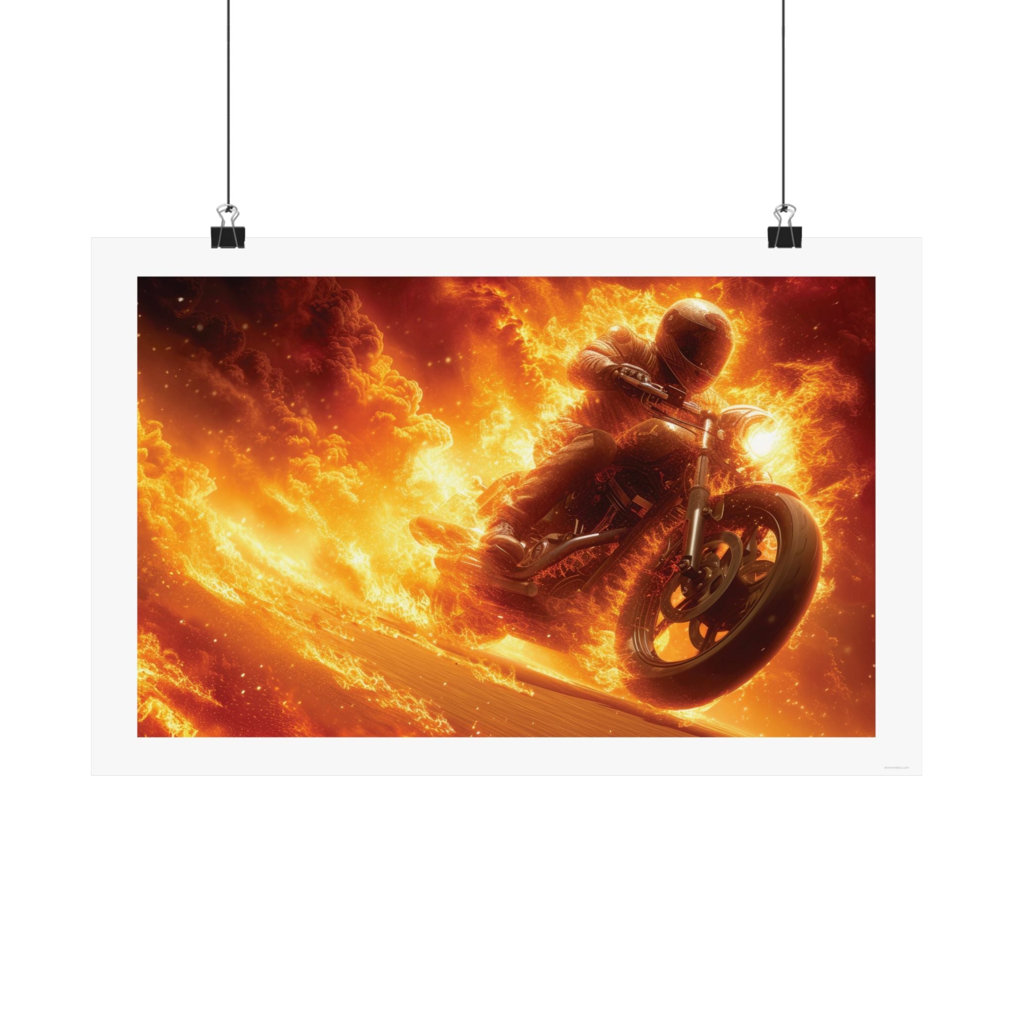 The Blessed Hell Ride - Motorcycle - Gallery Print Poster - DC0126