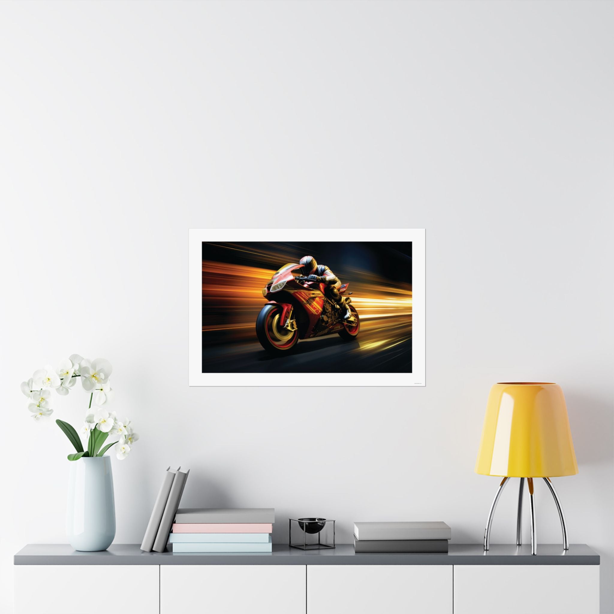 Accelerate - Motorcycle - Gallery Print Poster - DC0123