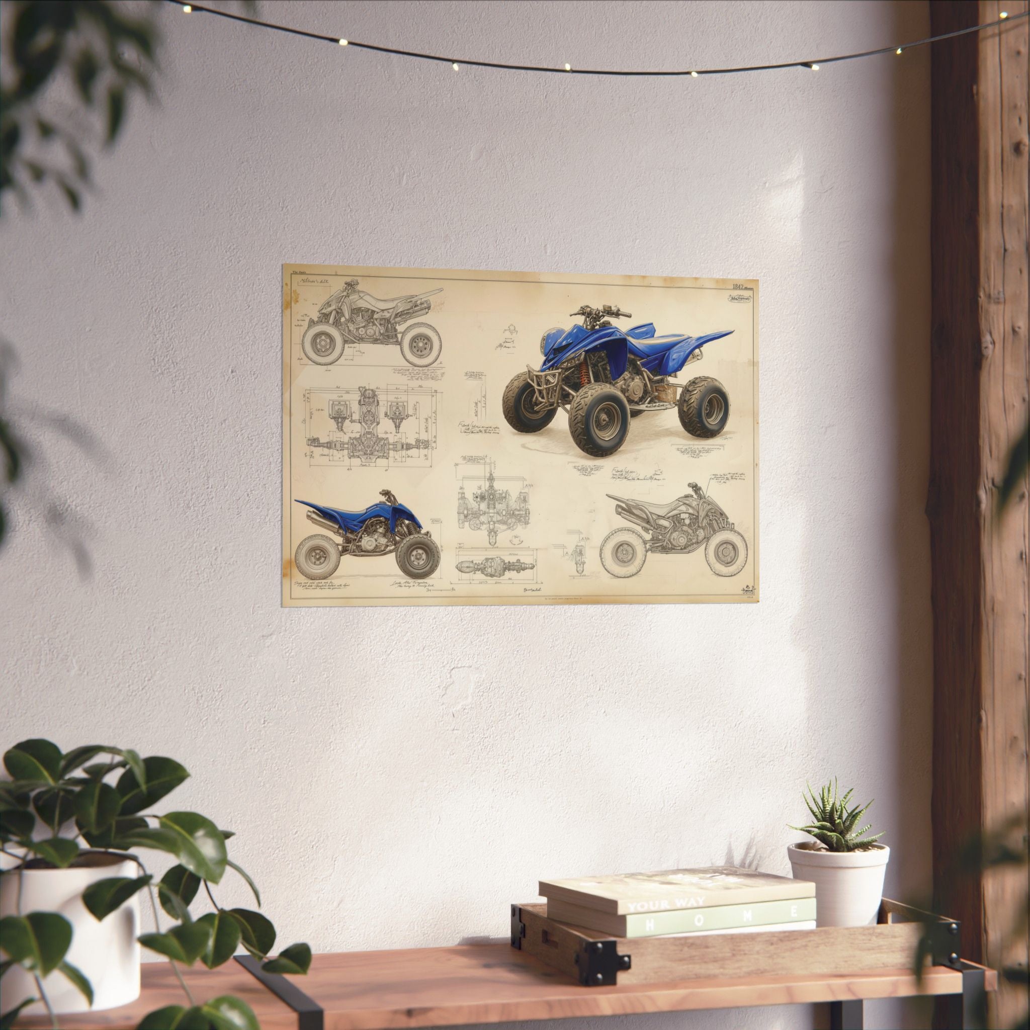 ATV Blueprint - ATV/UTV - Gallery Print Poster - DC0292