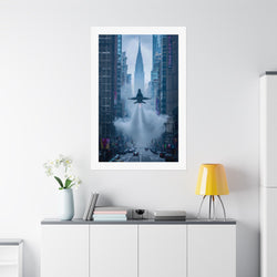 Flying New York Style - Aviation - Gallery Print Poster - DC0150