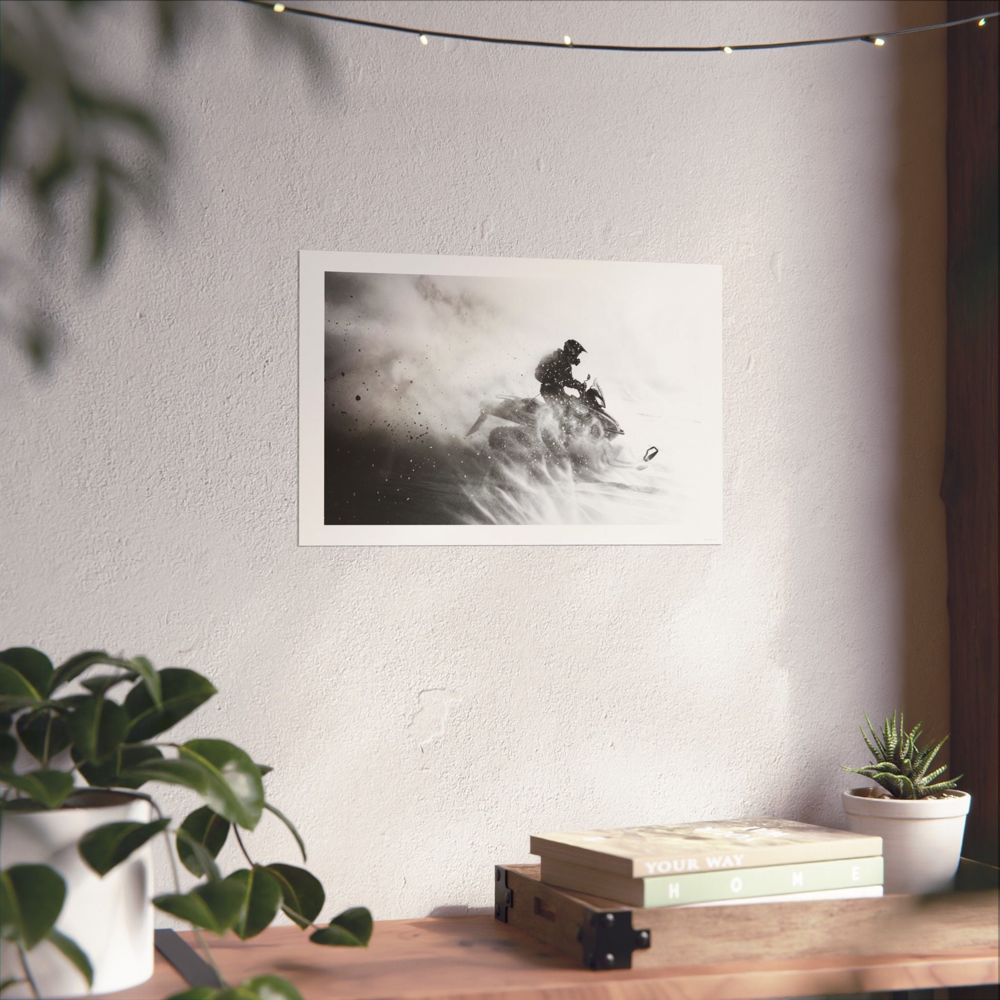 Wind Chill - Snowmobile - Gallery Print Poster - DC0165