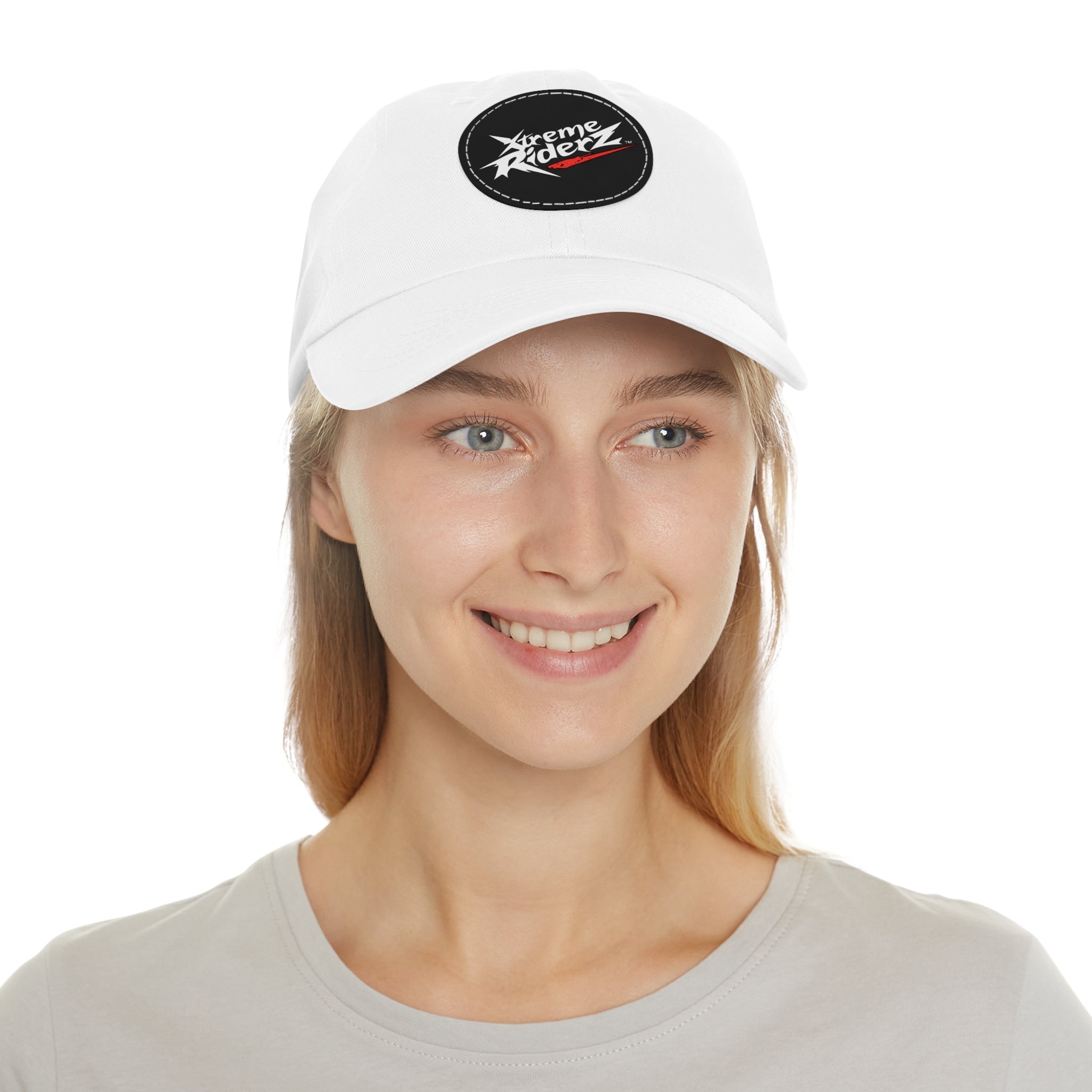 Xtreme Riderz Dad Hat with Leather Patch (Round)