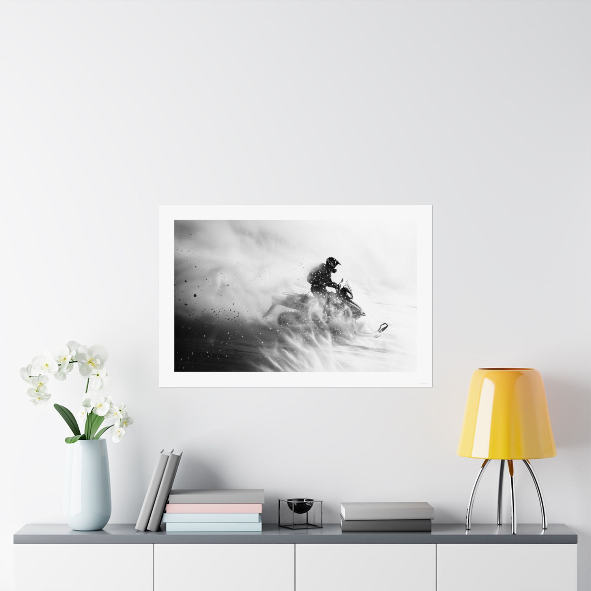 Wind Chill - Snowmobile - Gallery Print Poster - DC0165