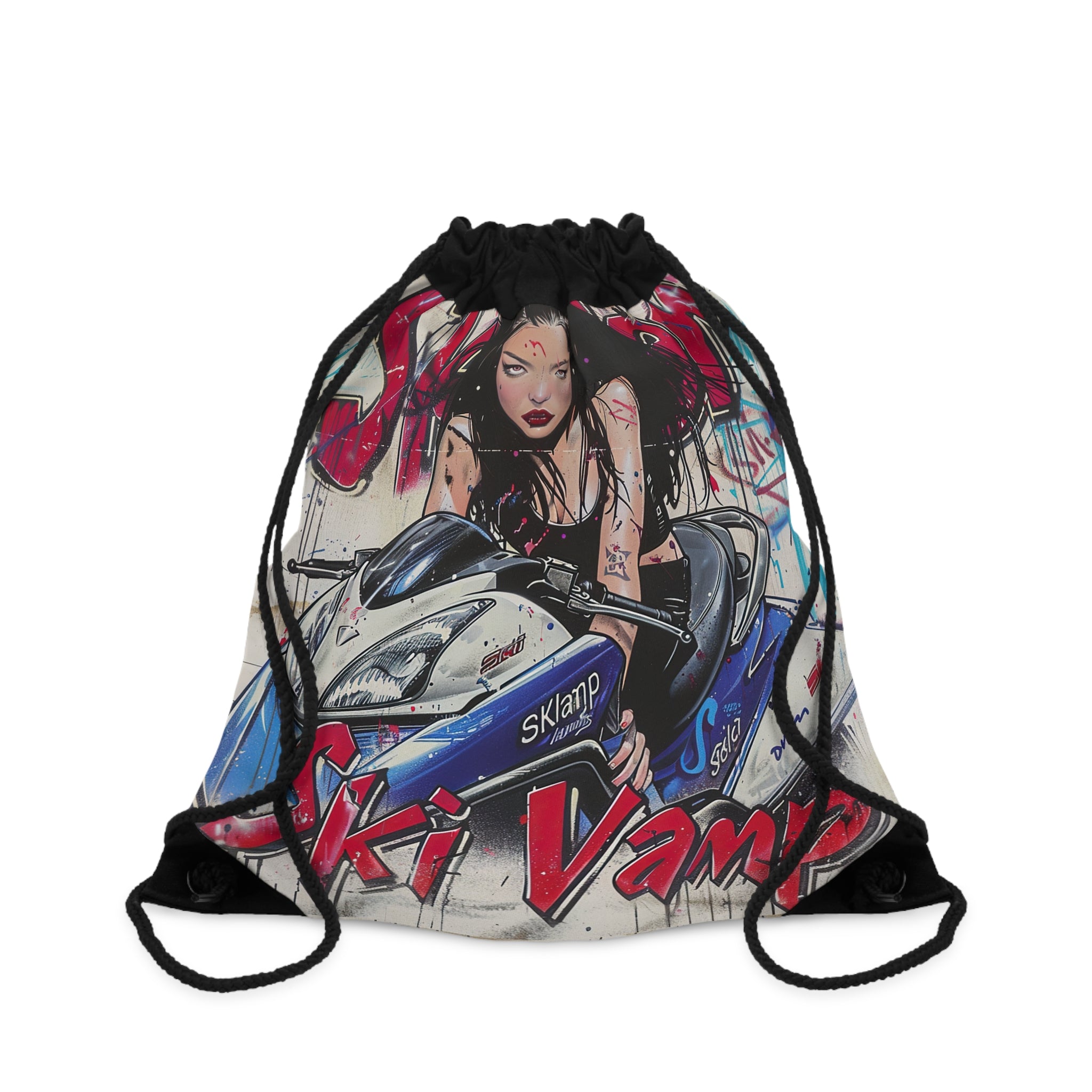 Ski Vamp Drawstring Bag