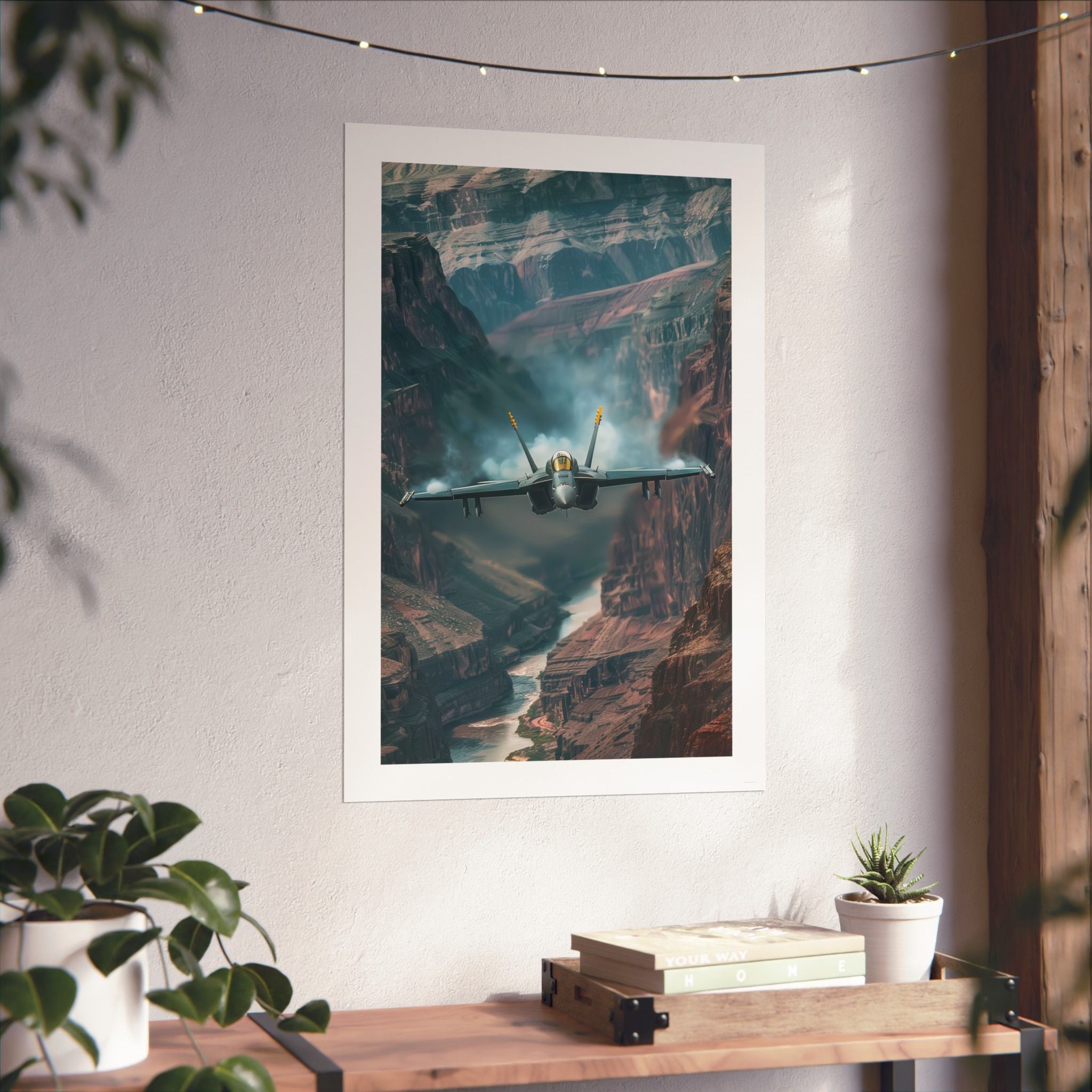 Grand Canyon Jet - Aviation - Gallery Print Poster - DC0148