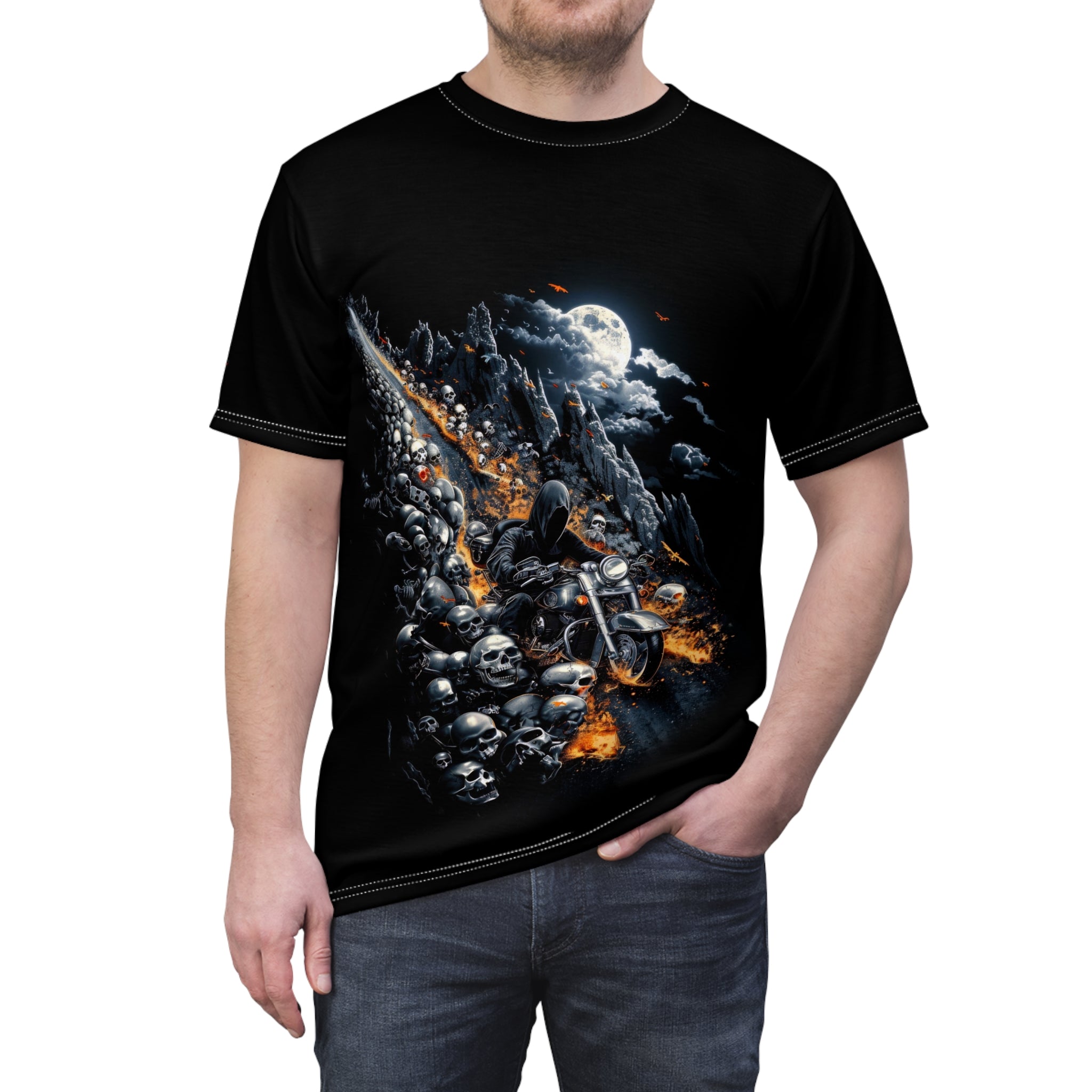 Coming Down Skull Mountain - Motorcycle - Men's Tee Shirt - DC0110