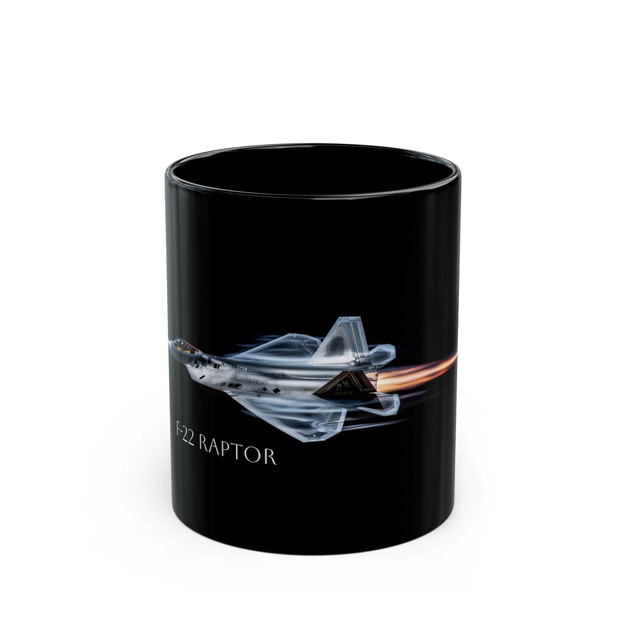 F-22 Raptor Black Mug (11oz, 15oz) - Aviation - DC0242